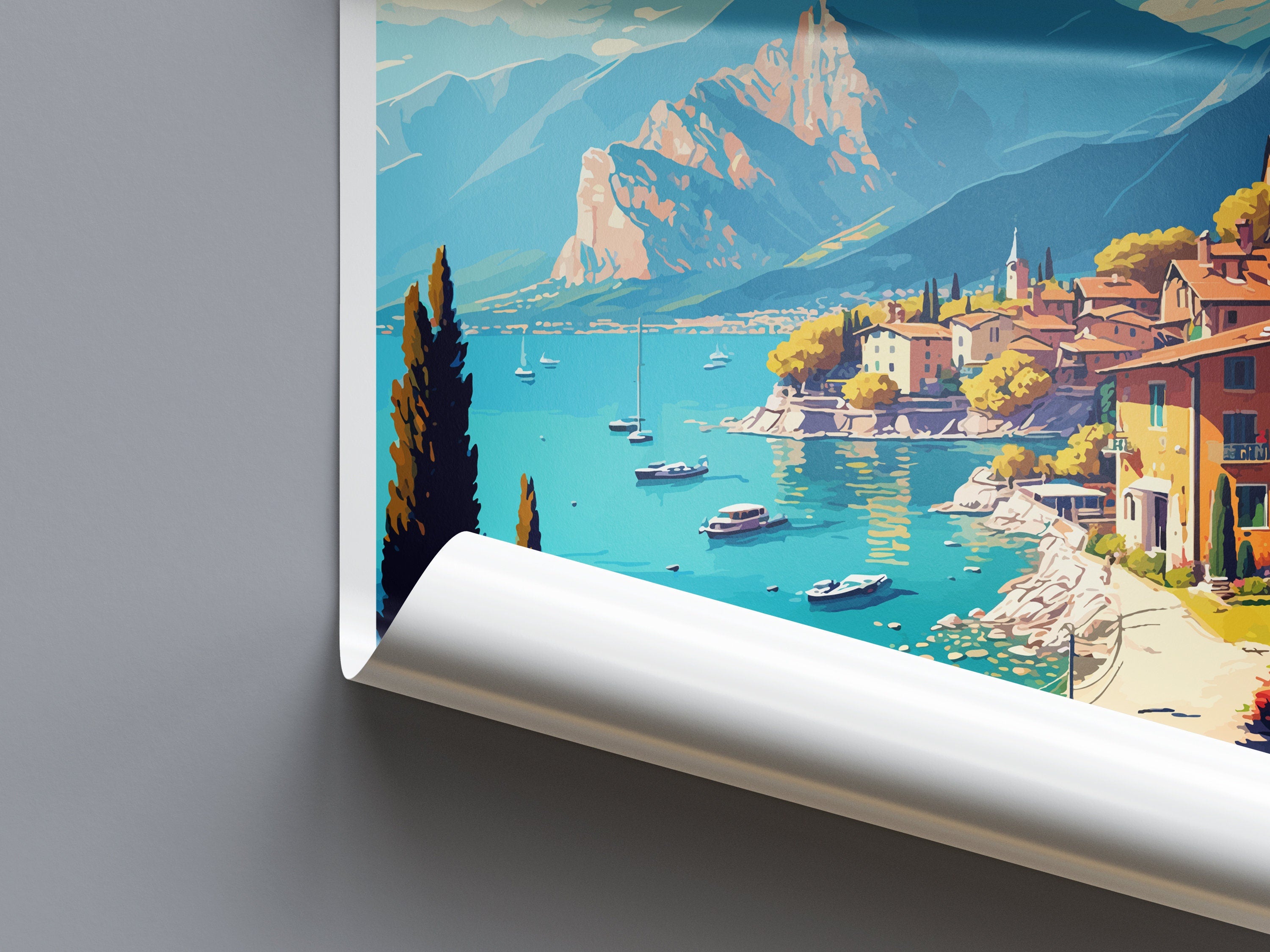 Lake Garda Travel Print