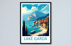 Lake Garda Travel Print