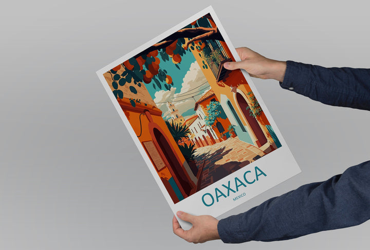 Oaxaca Travel Print Wall Art Oaxaca Wall Hanging Home Decoration Oaxaca Gift Art Lovers Wall Art Print Art Oaxaca Wall Hanging Poster Décor