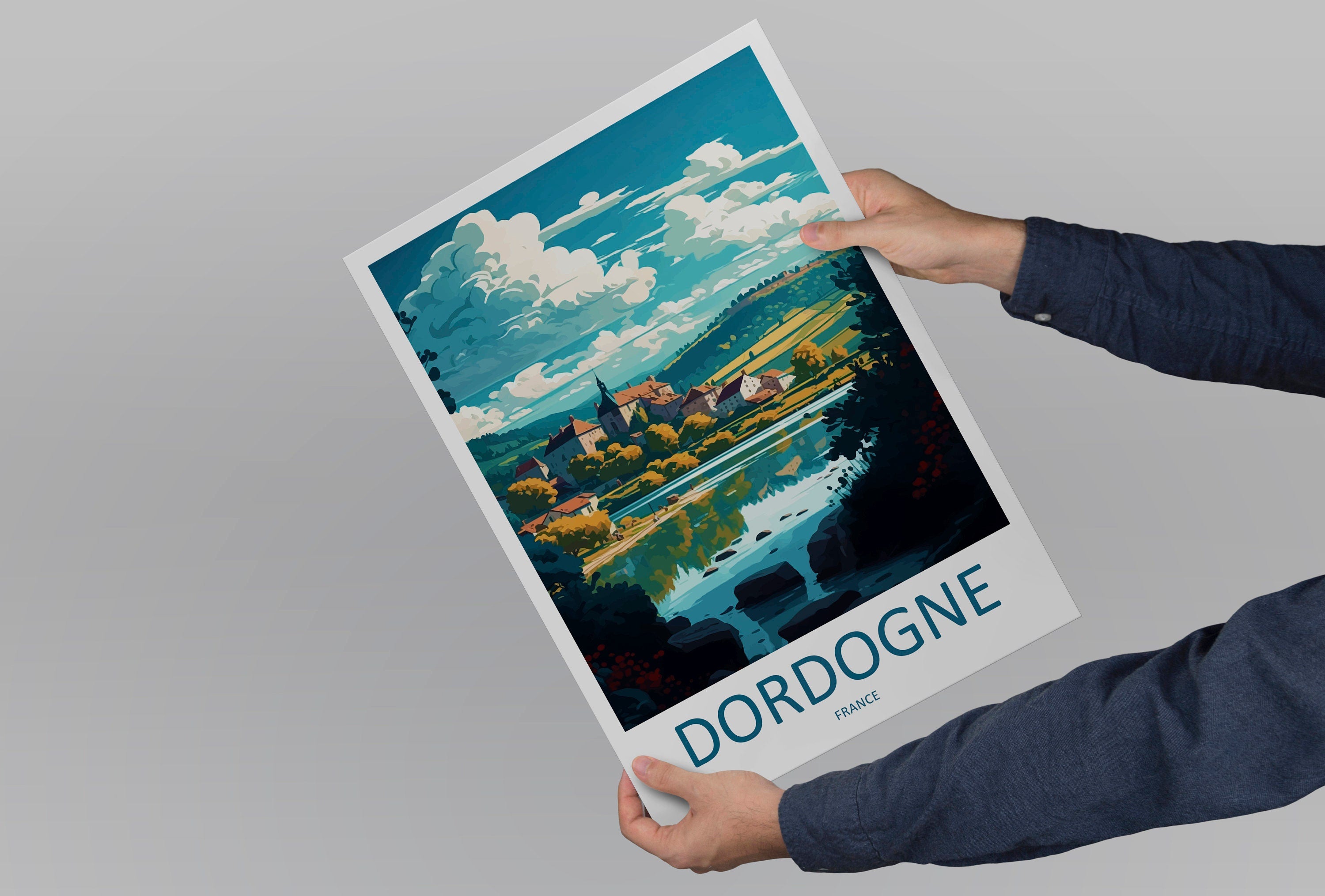 Dordogne Travel Print