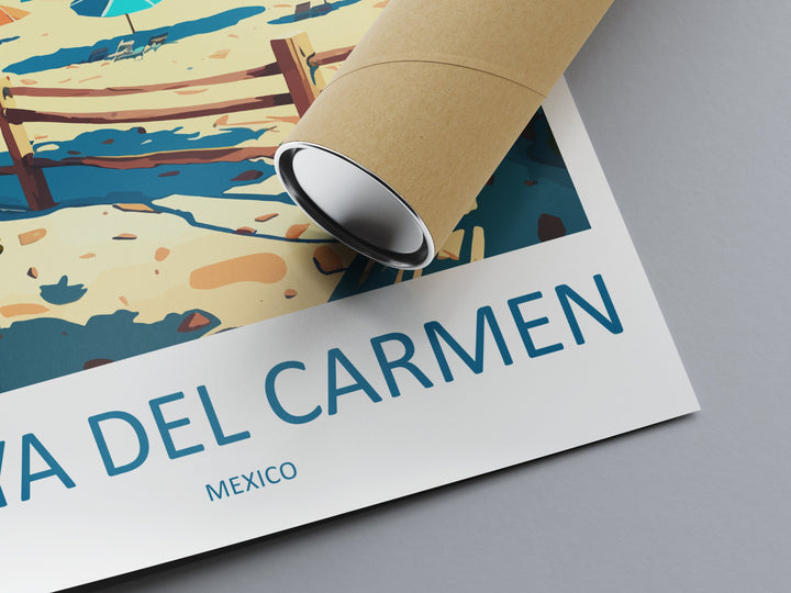 Playa Del Carmen Travel Print Wall Art Playa Del Carmen Wall Hanging Home Decoration Playa Del Carmen Gift Art Lovers Wall Art Print Art