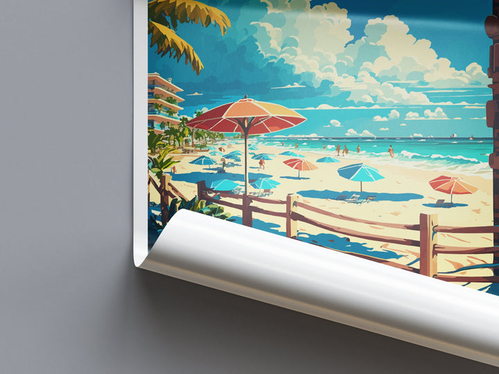 Playa Del Carmen Travel Print Wall Art Playa Del Carmen Wall Hanging Home Decoration Playa Del Carmen Gift Art Lovers Wall Art Print Art