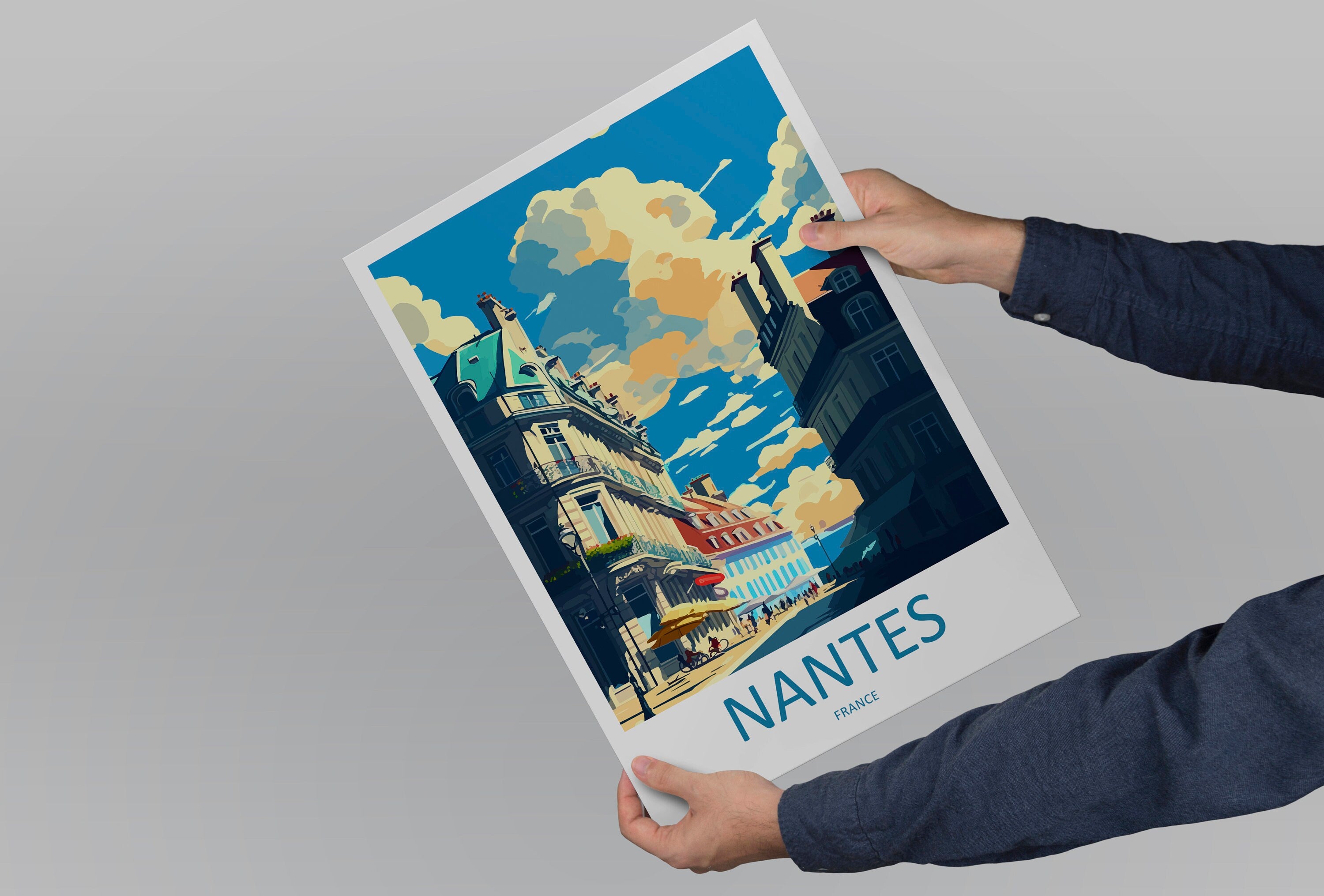 Nantes Travel Print