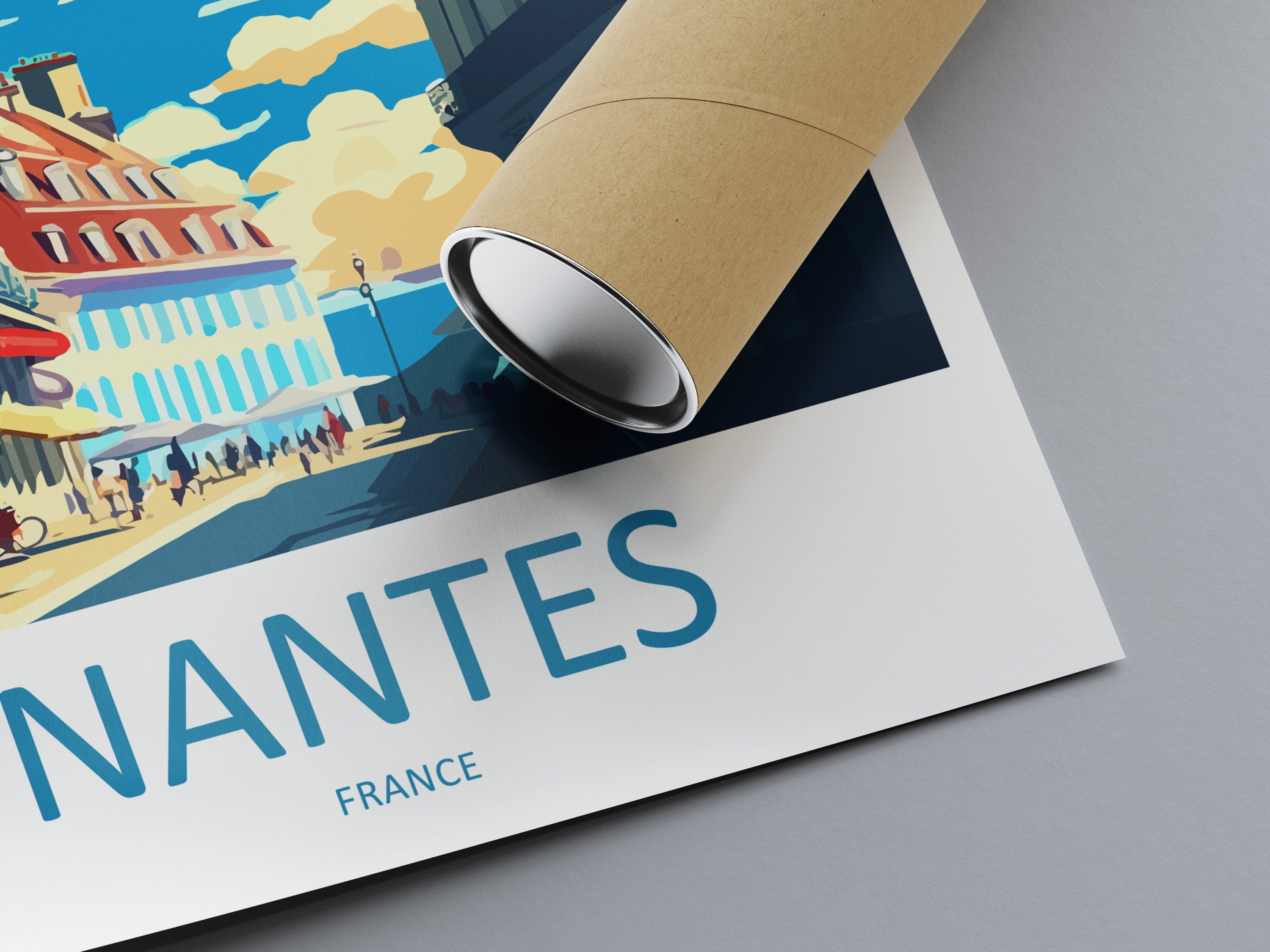 Nantes Travel Print