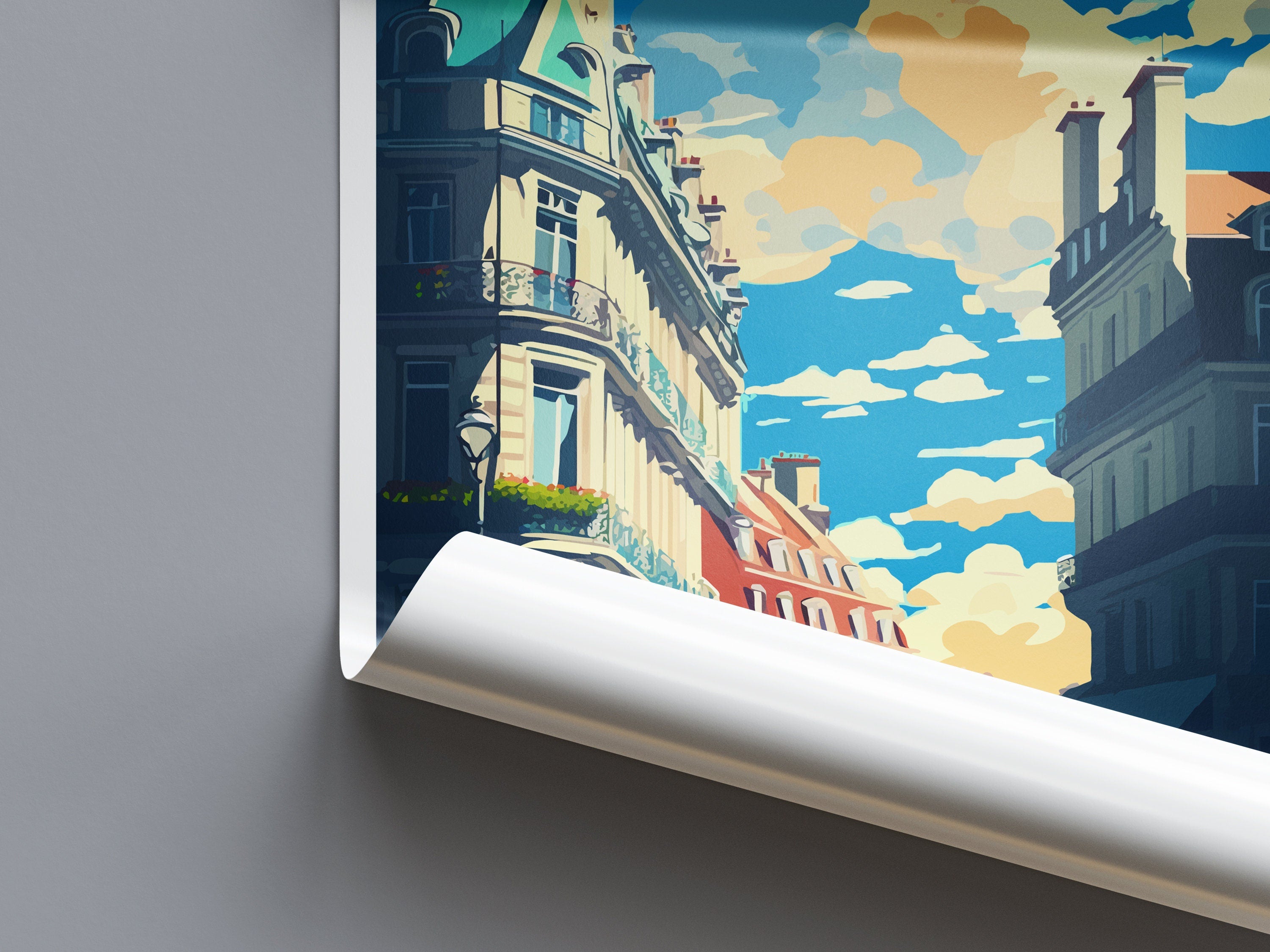 Nantes Travel Print