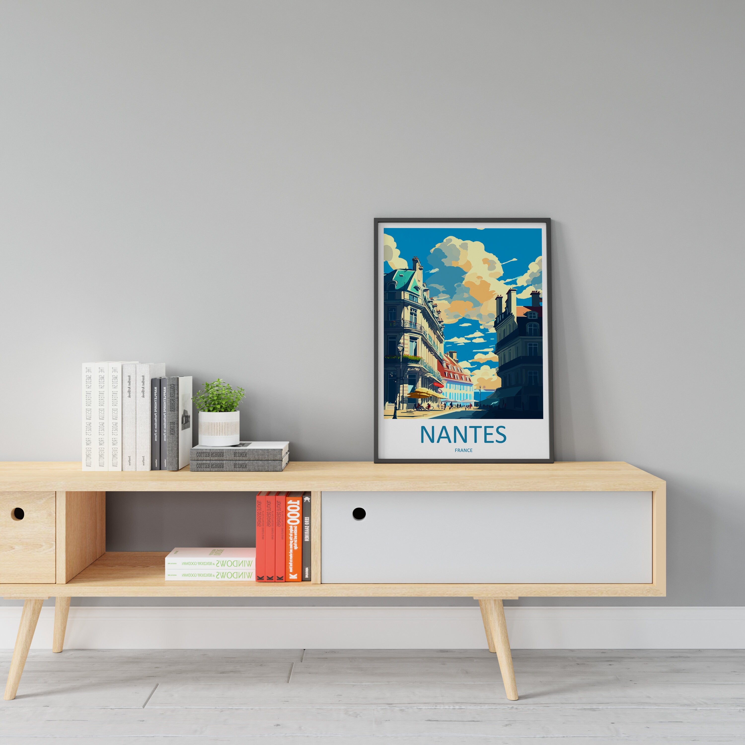 Nantes Travel Print