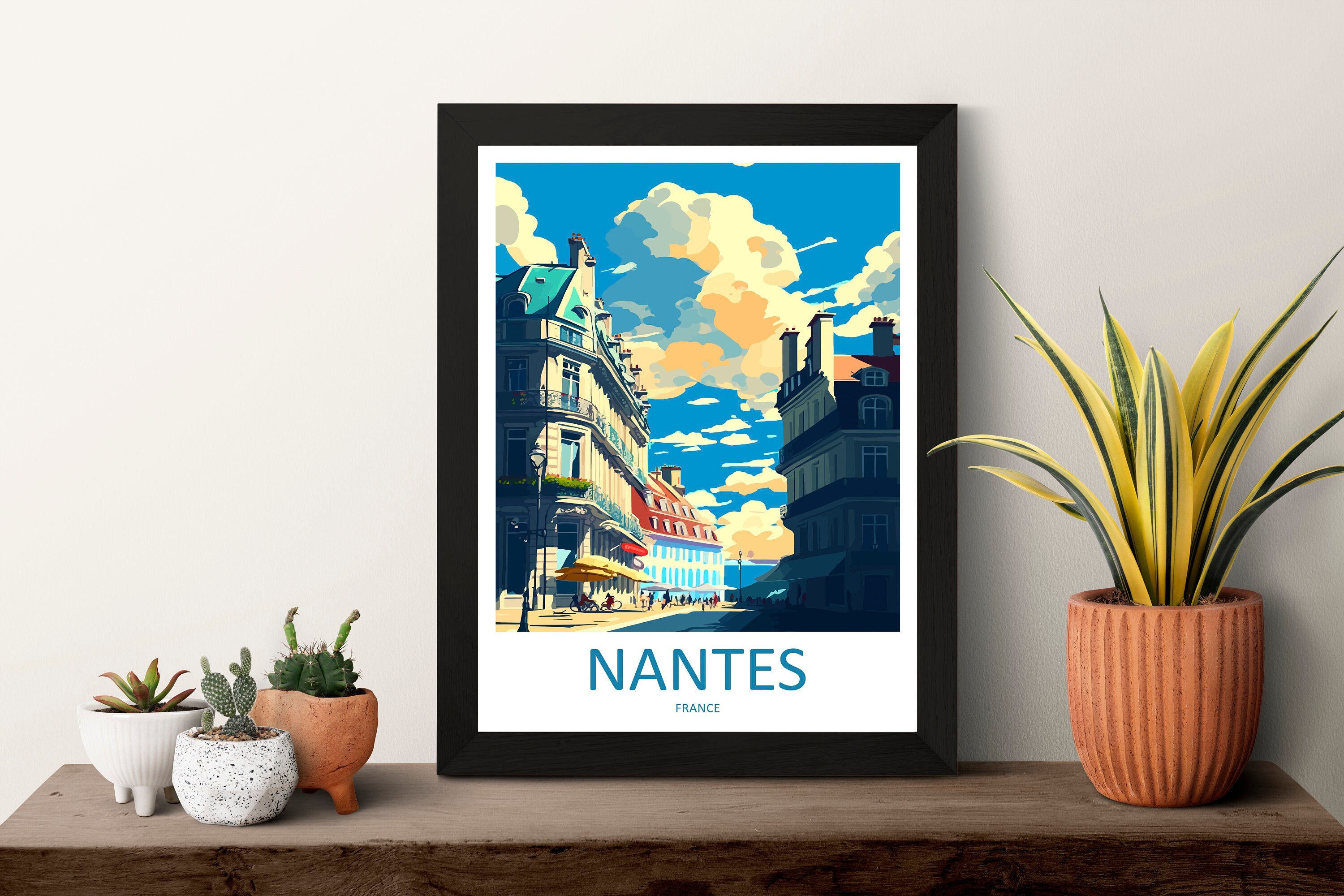 Nantes Travel Print