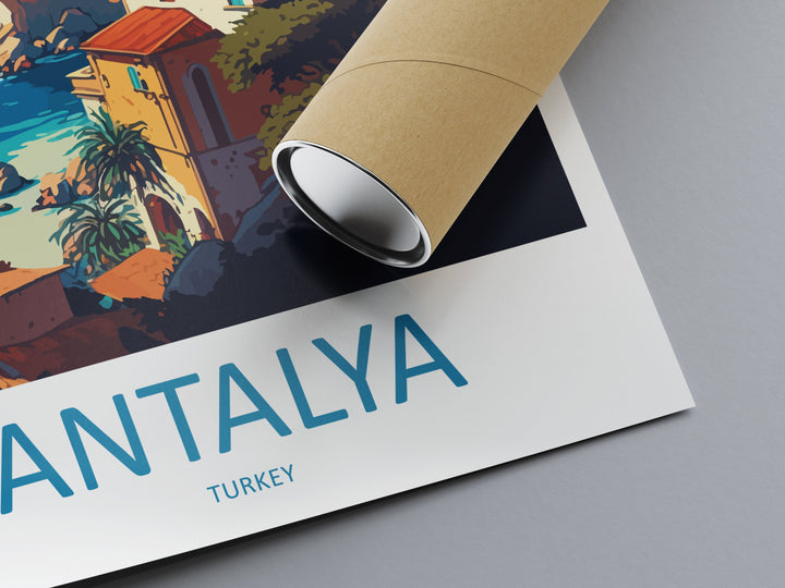 Antalya Travel Print Wall Art Antalya Wall Hanging Home Decoration Antalya Gift Art Lovers Wall Art Print Art Antalya Wall Print Turkey Art