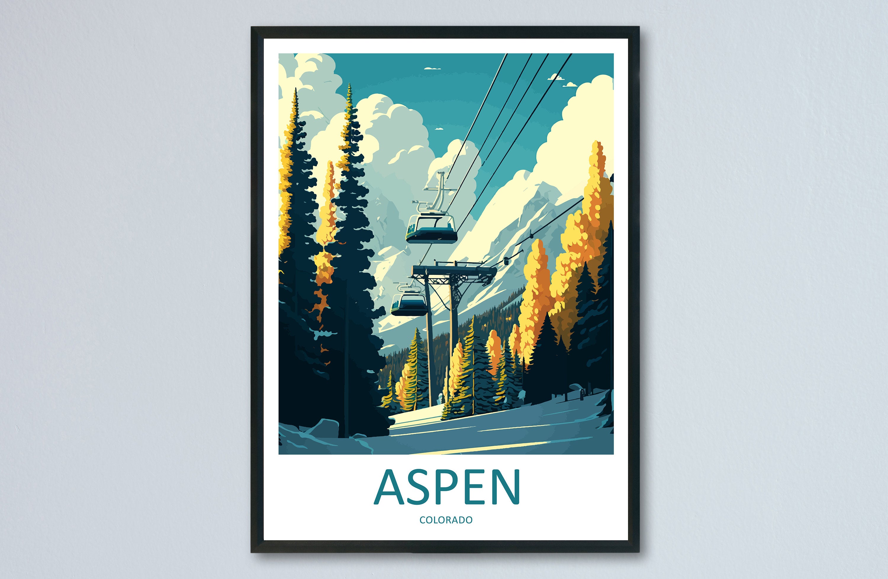 Aspen Travel Print