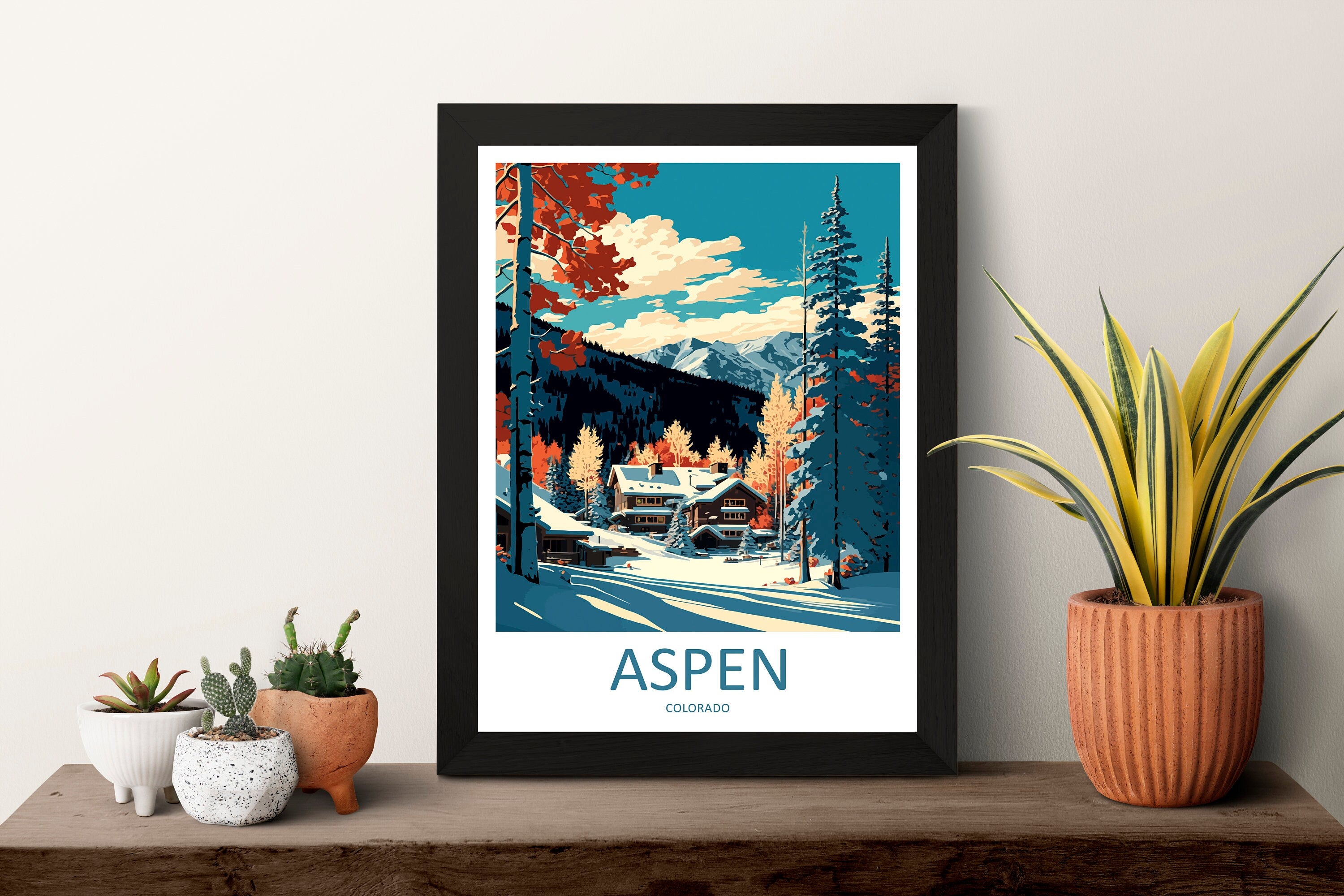 Aspen Travel Print