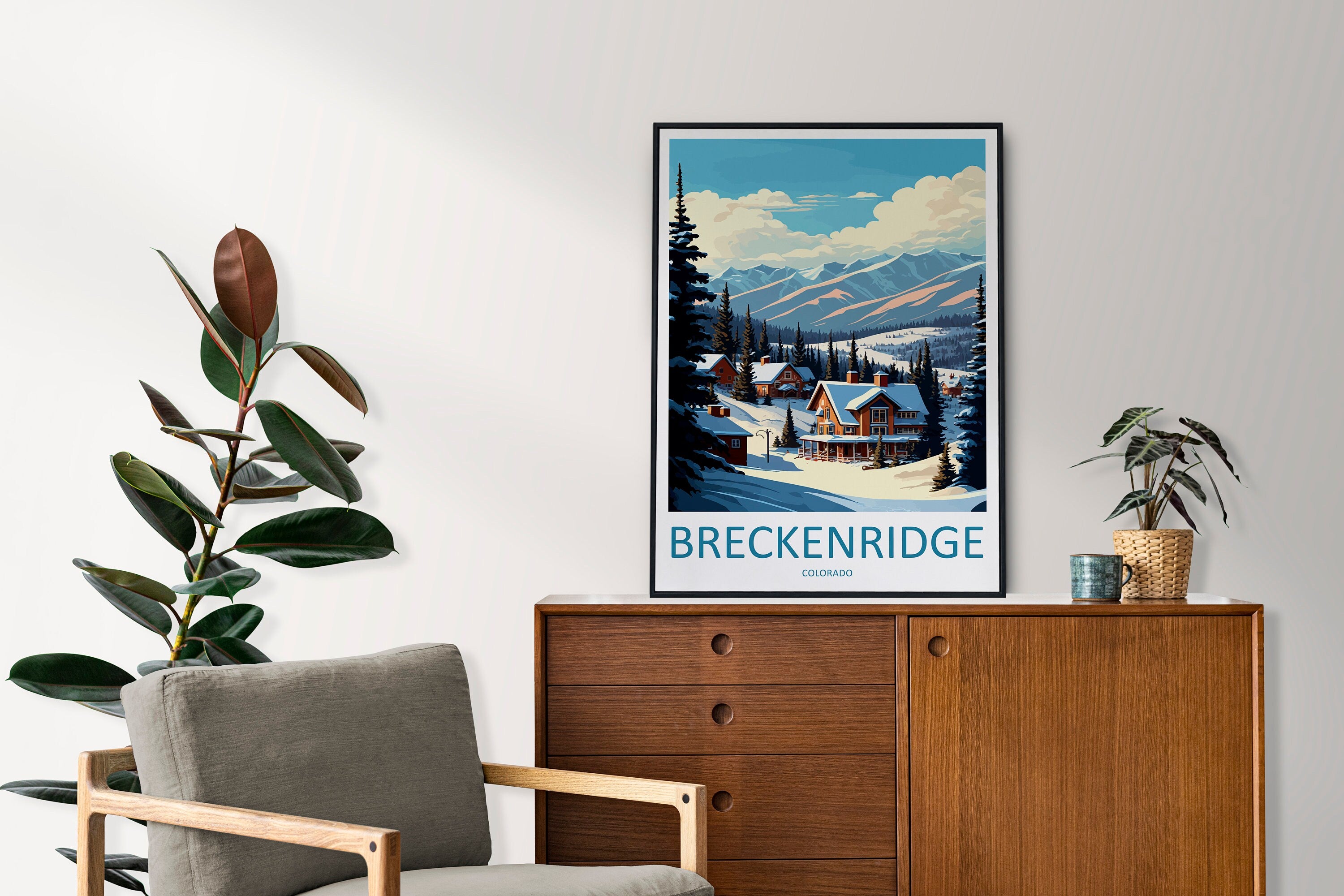 Breckenridge Travel Print