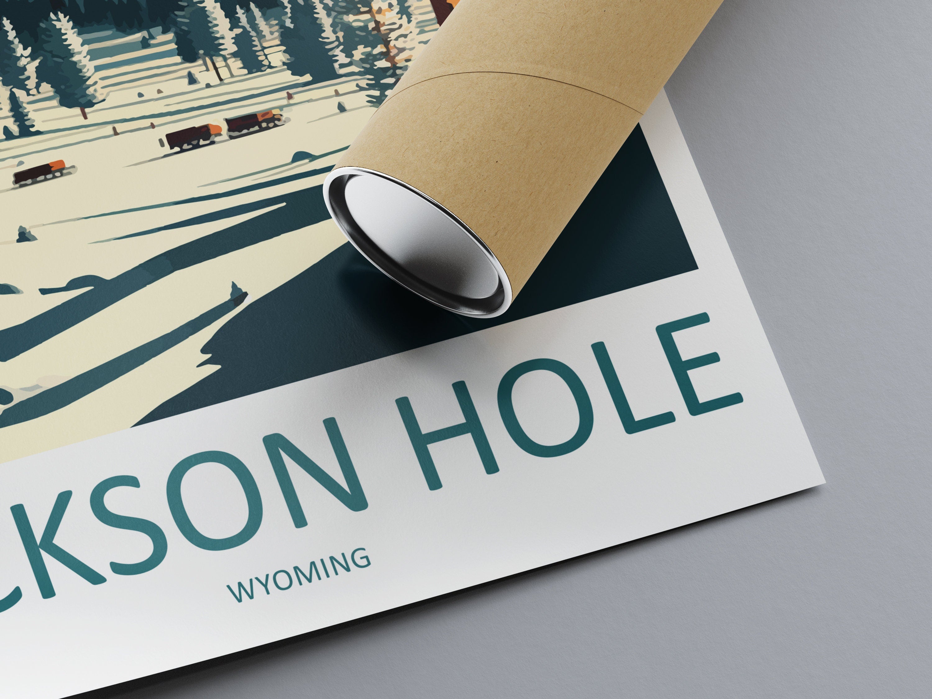 Jackson Hole Travel Print