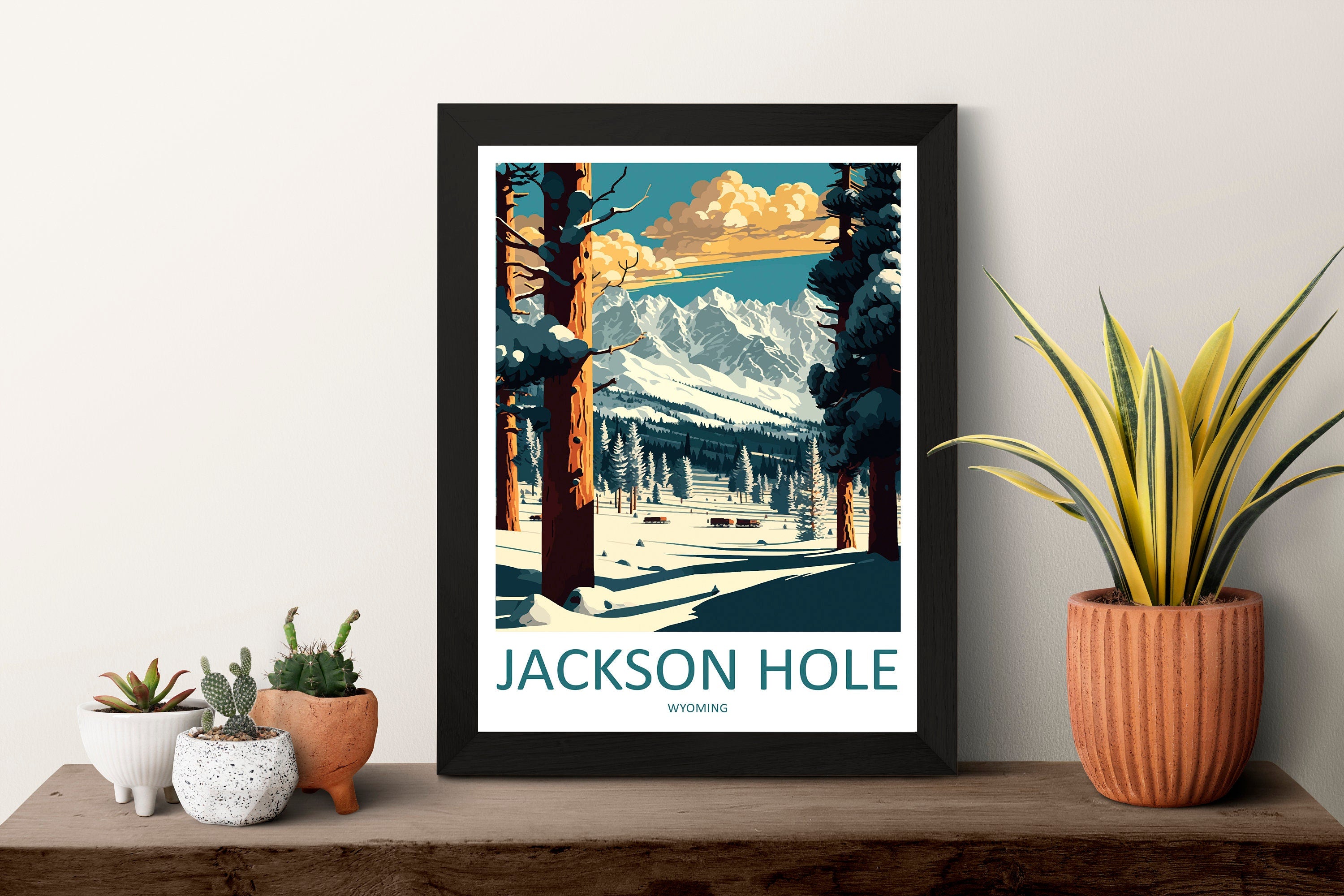 Jackson Hole Travel Print