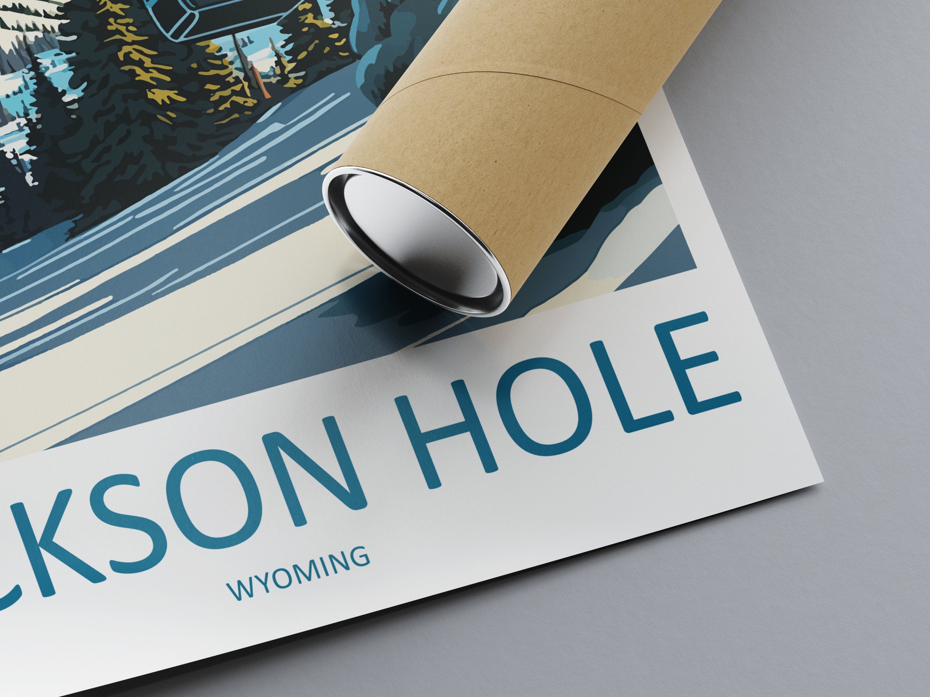 Jackson Hole Travel Print