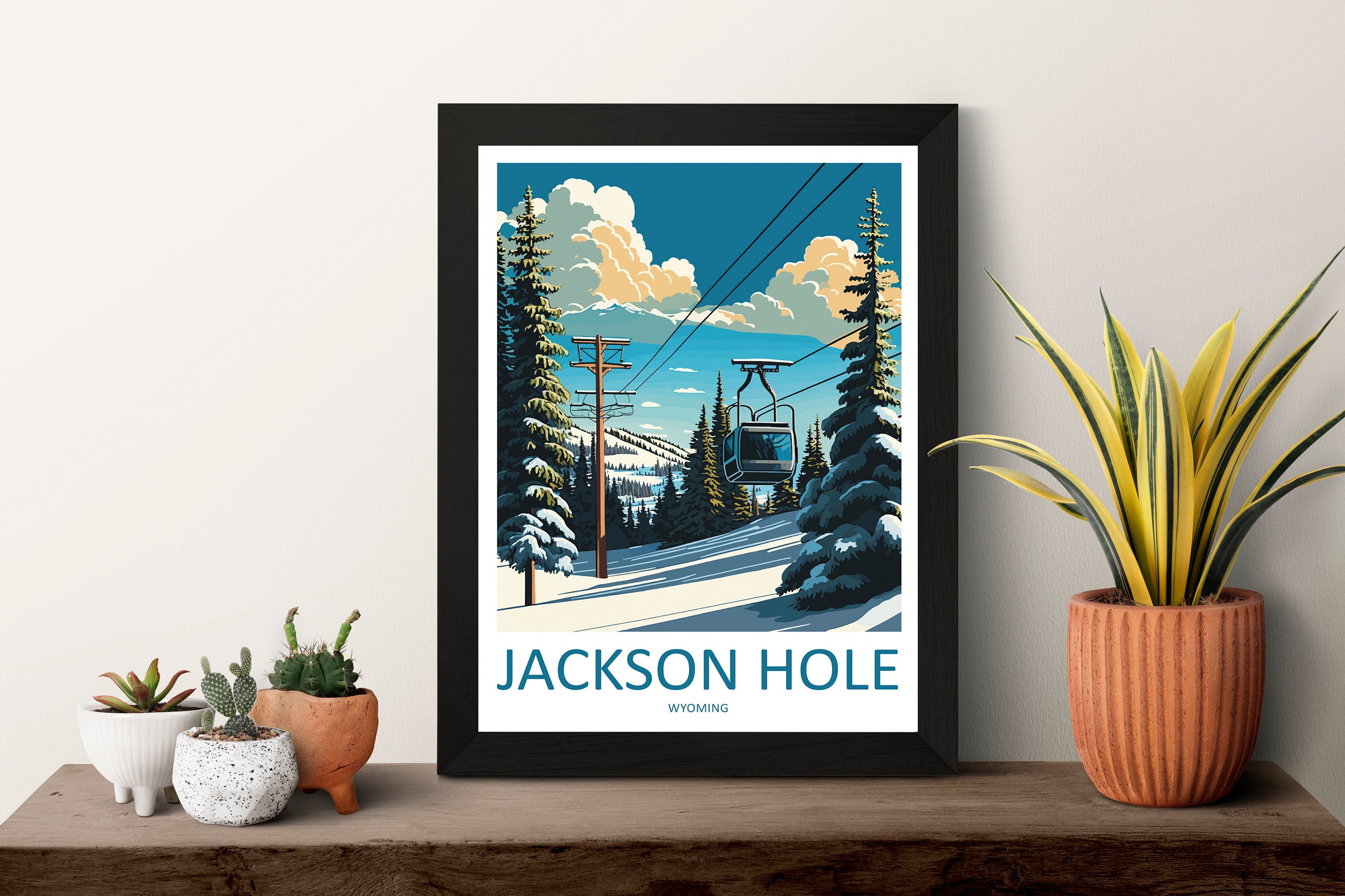 Jackson Hole Travel Print