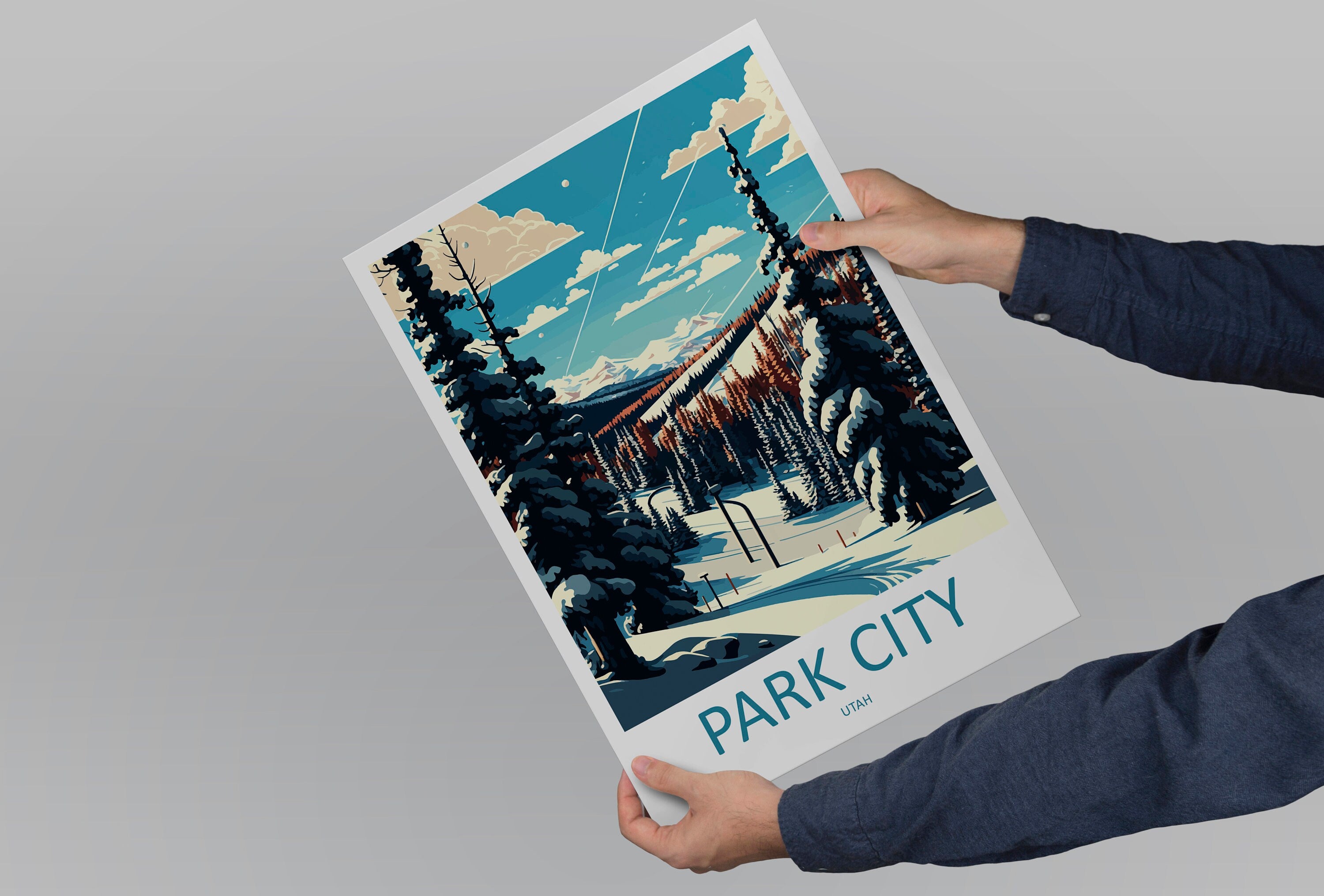 Park City Travel Print