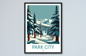 Park City Travel Print