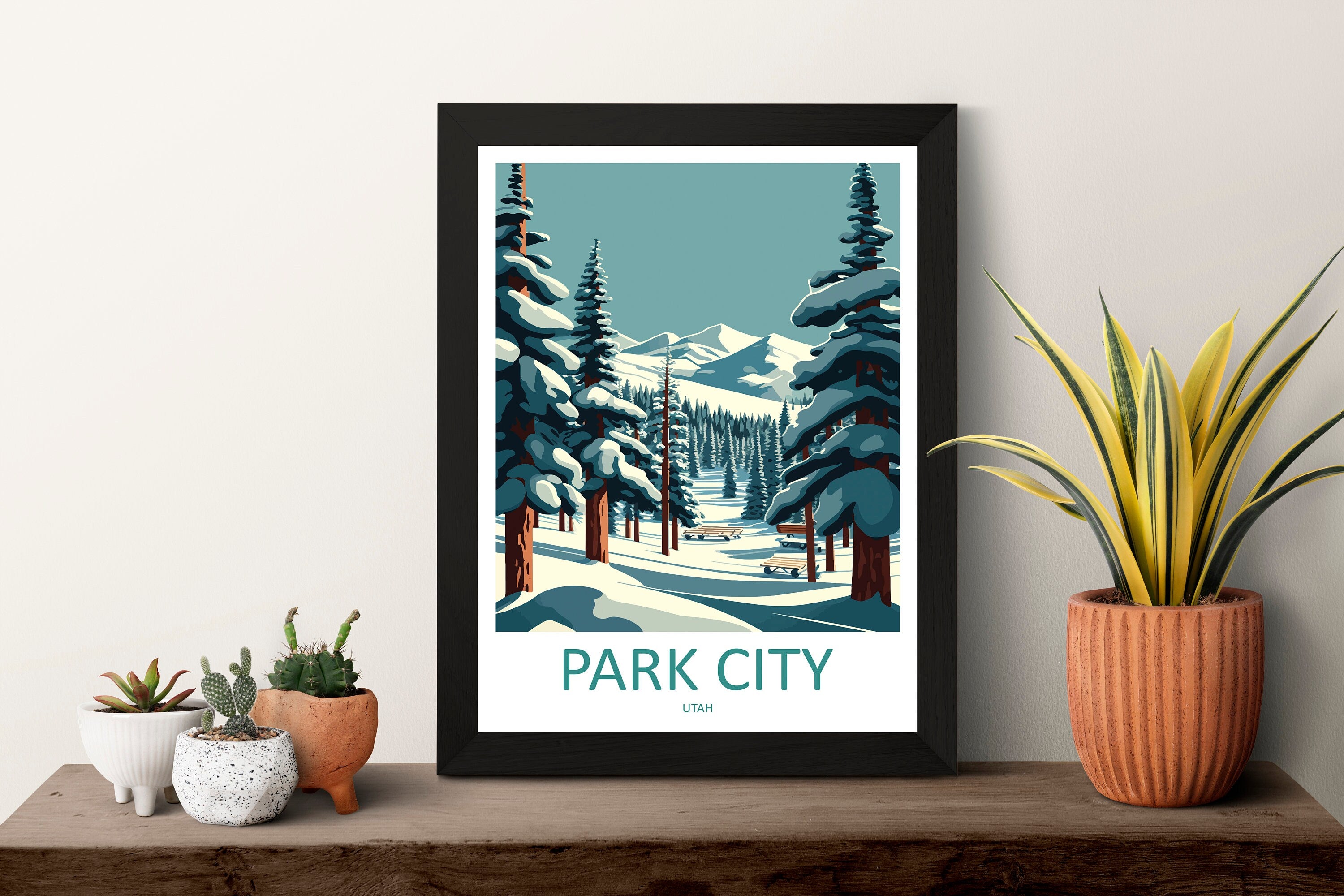 Park City Travel Print