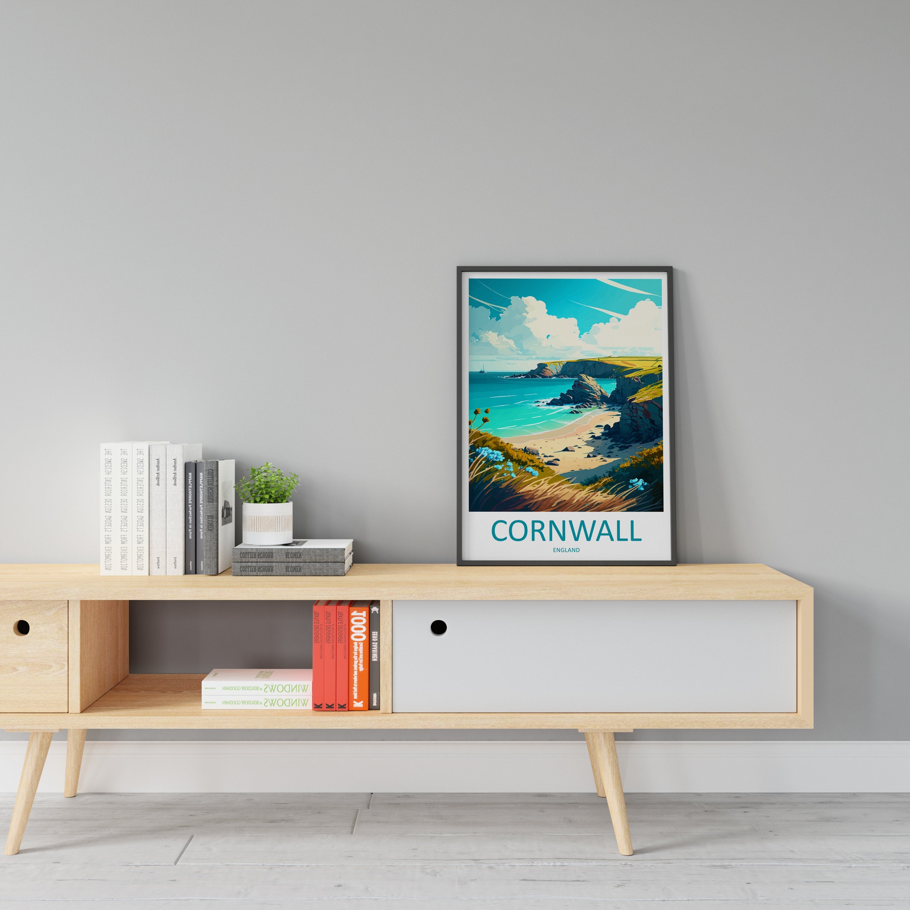 Cornwall Travel Print