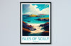 Isles of Scilly Travel Print