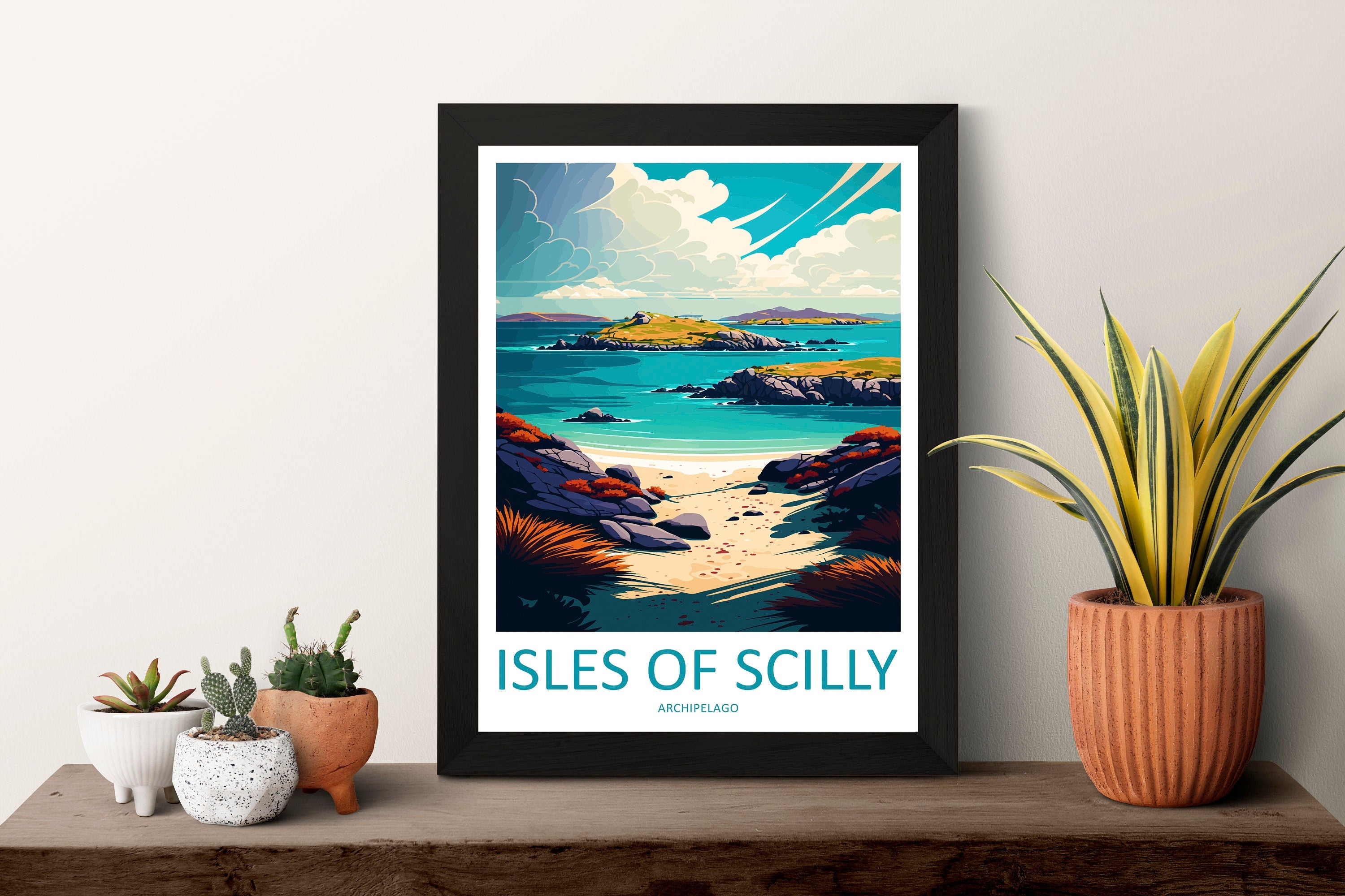 Isles of Scilly Travel Print