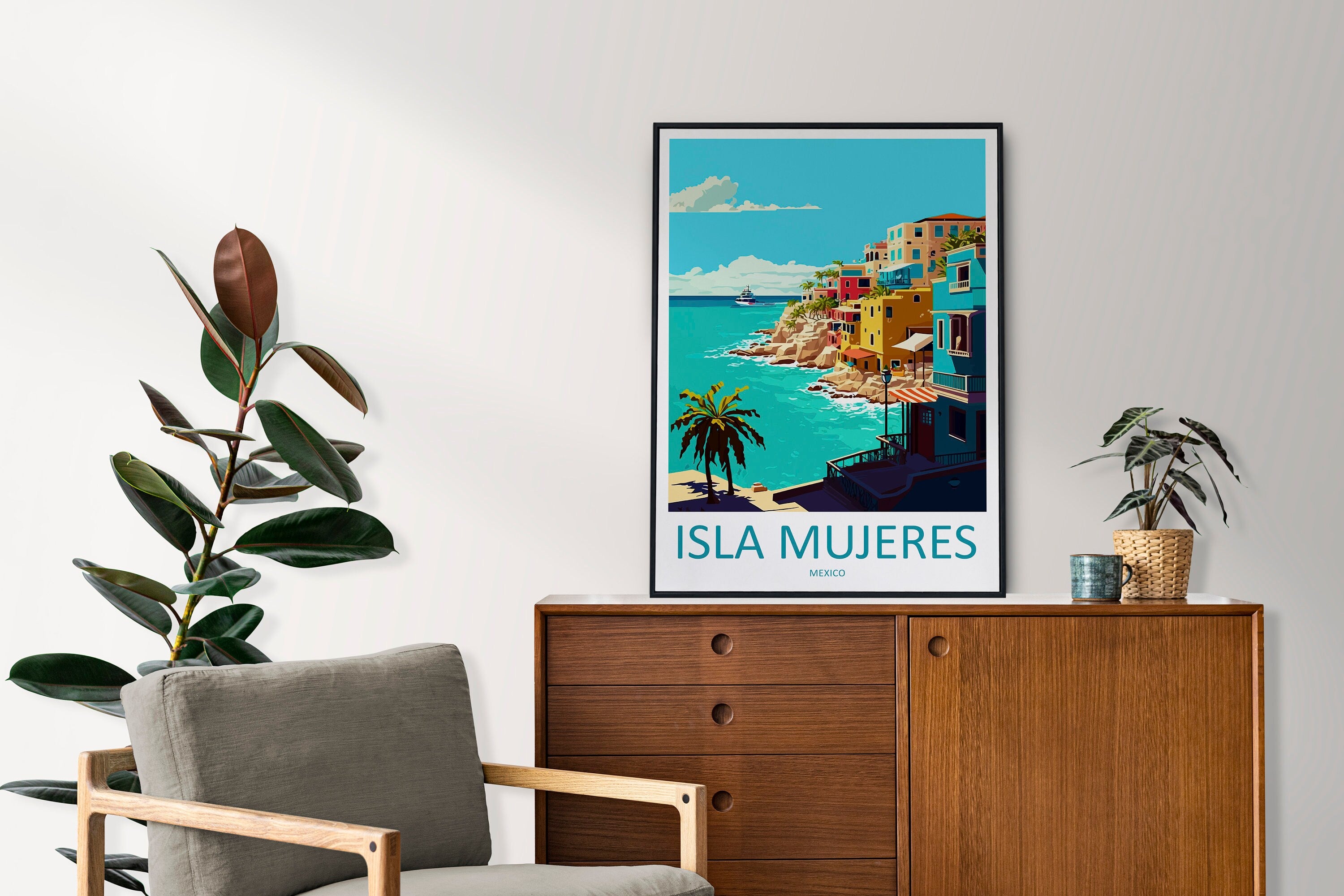 Isla Mujeres Travel Print