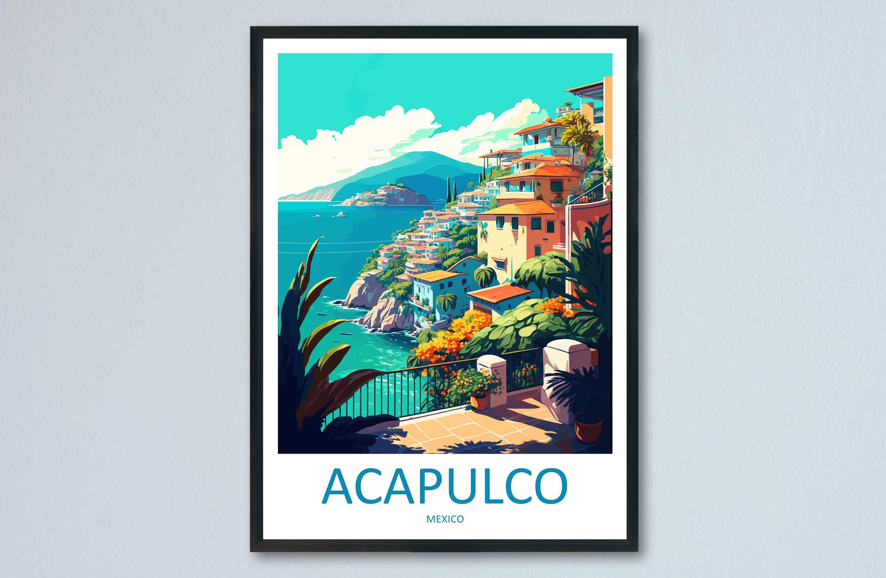 Acapulco Travel Print