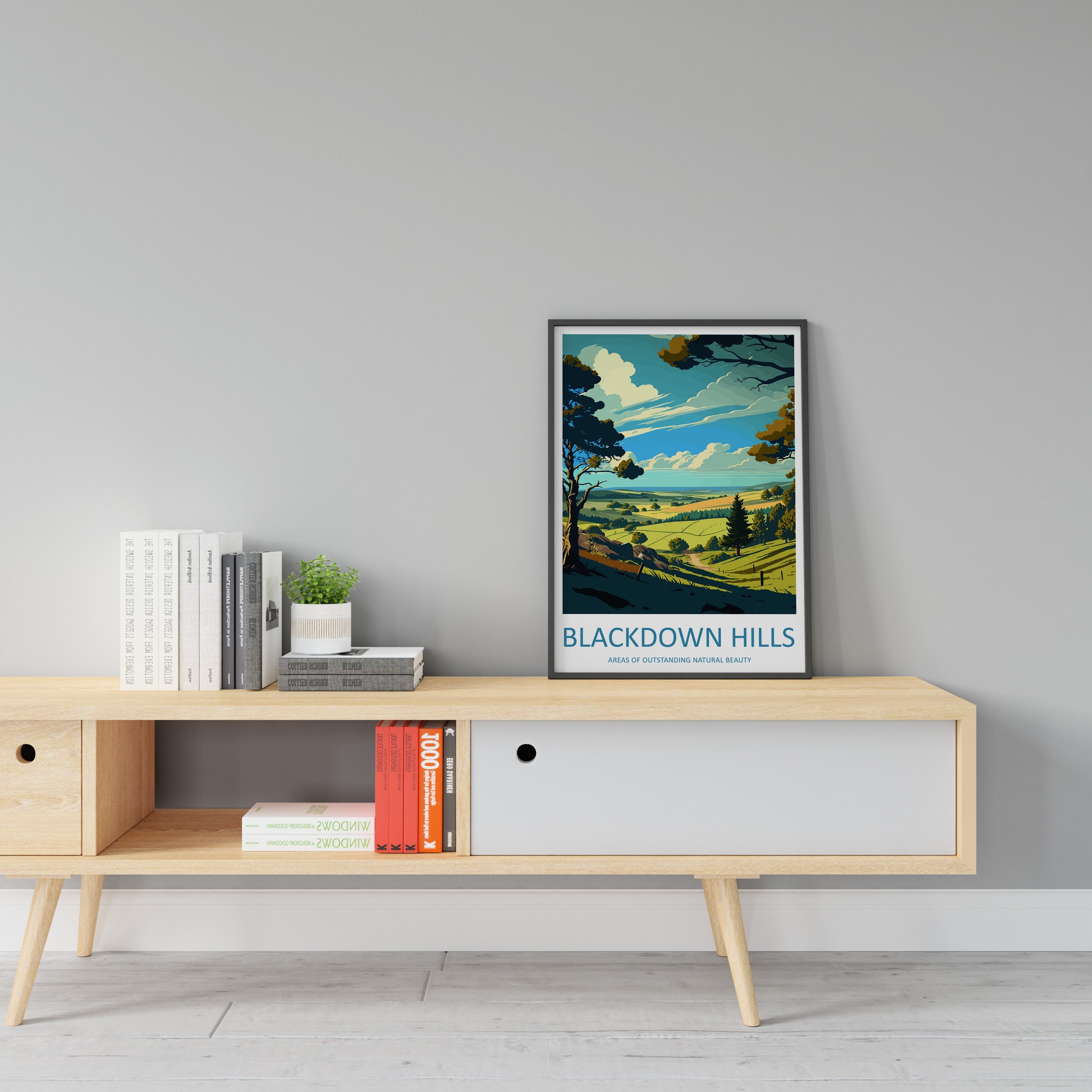 Blackdown Hills Travel Print