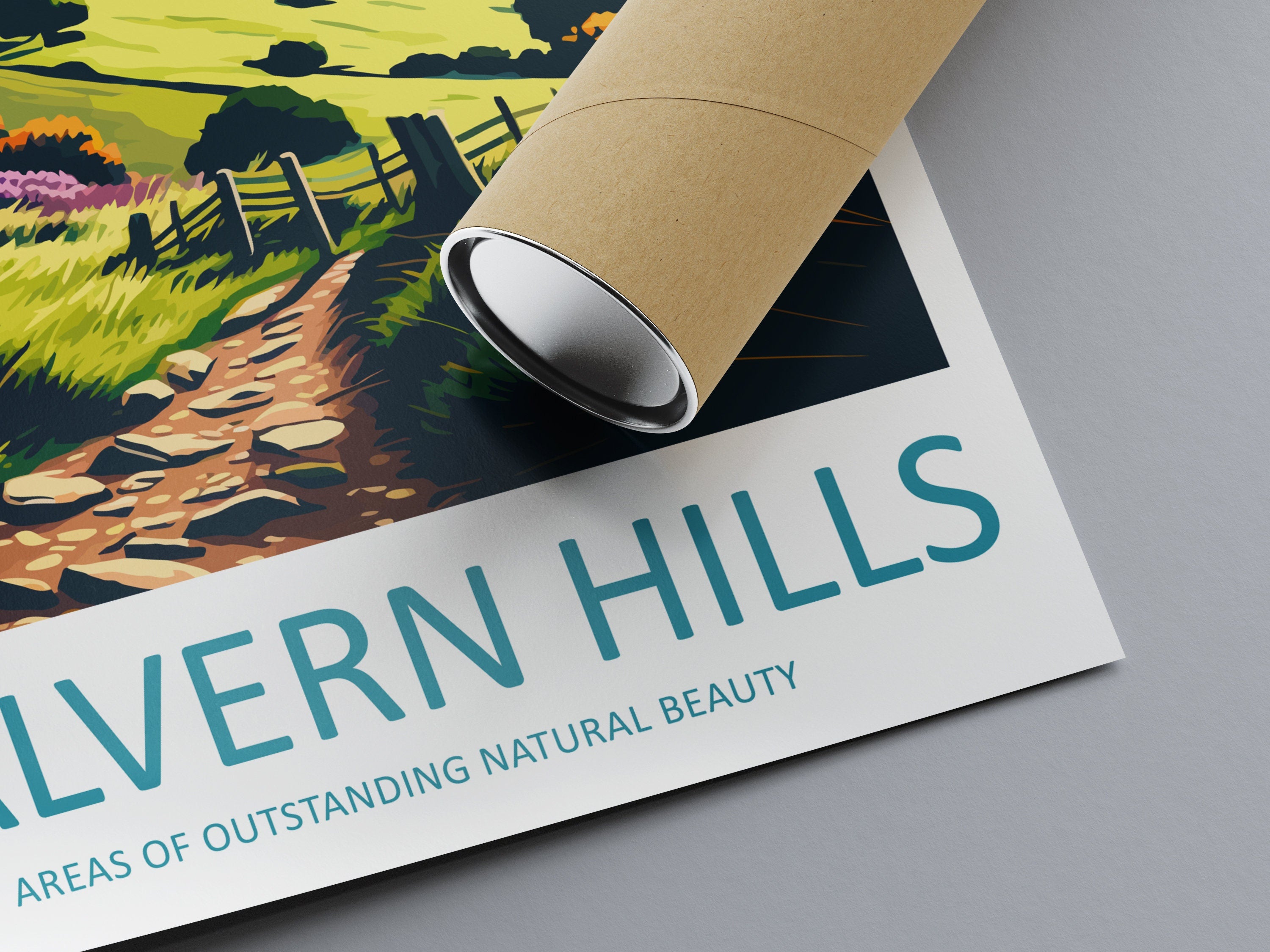 Malvern Hills Travel Print