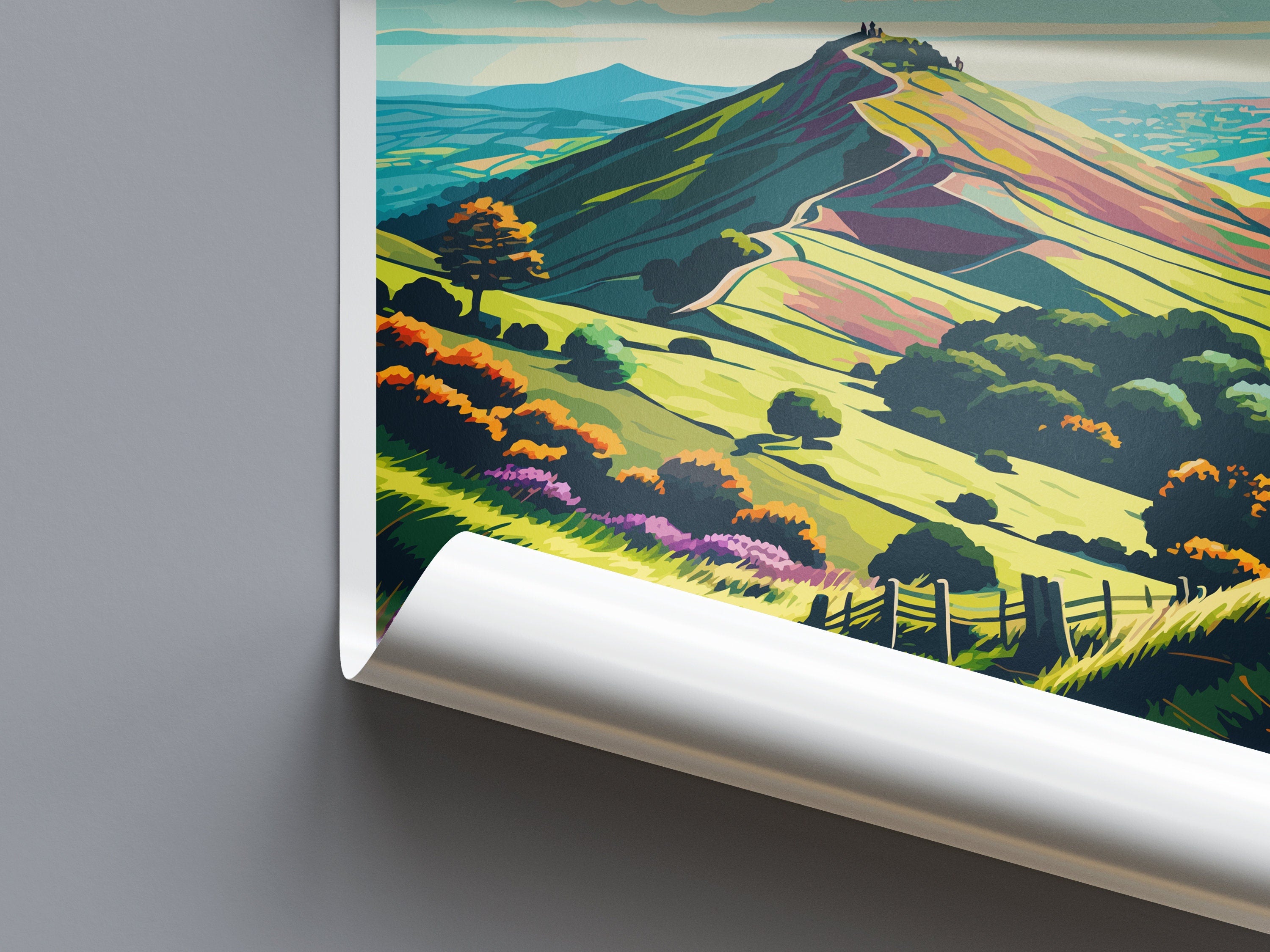 Malvern Hills Travel Print