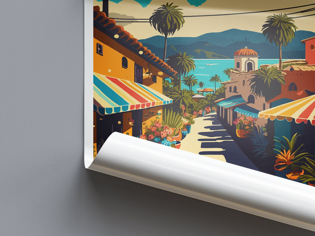 Sayulita Travel Print Wall Art Sayulita Wall Hanging Home Decoration Sayulita Gift Art Lovers Wall Art Print Art Sayulita Mexico Wall Poster
