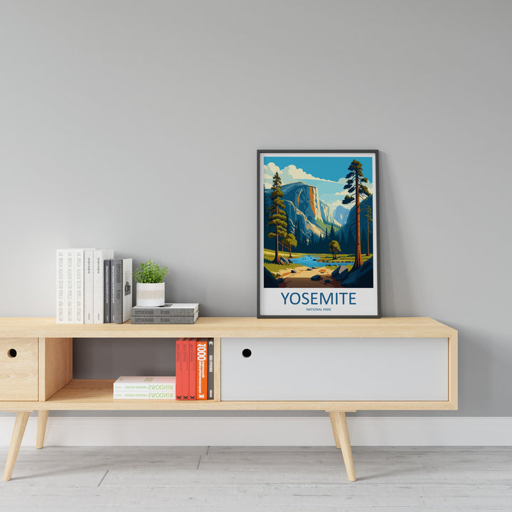 Yosemite Travel Print Wall Art Yosemite Wall Hanging Home Decor National Park Gift Yosemite Lovers National Park Wall Yosemite National Park