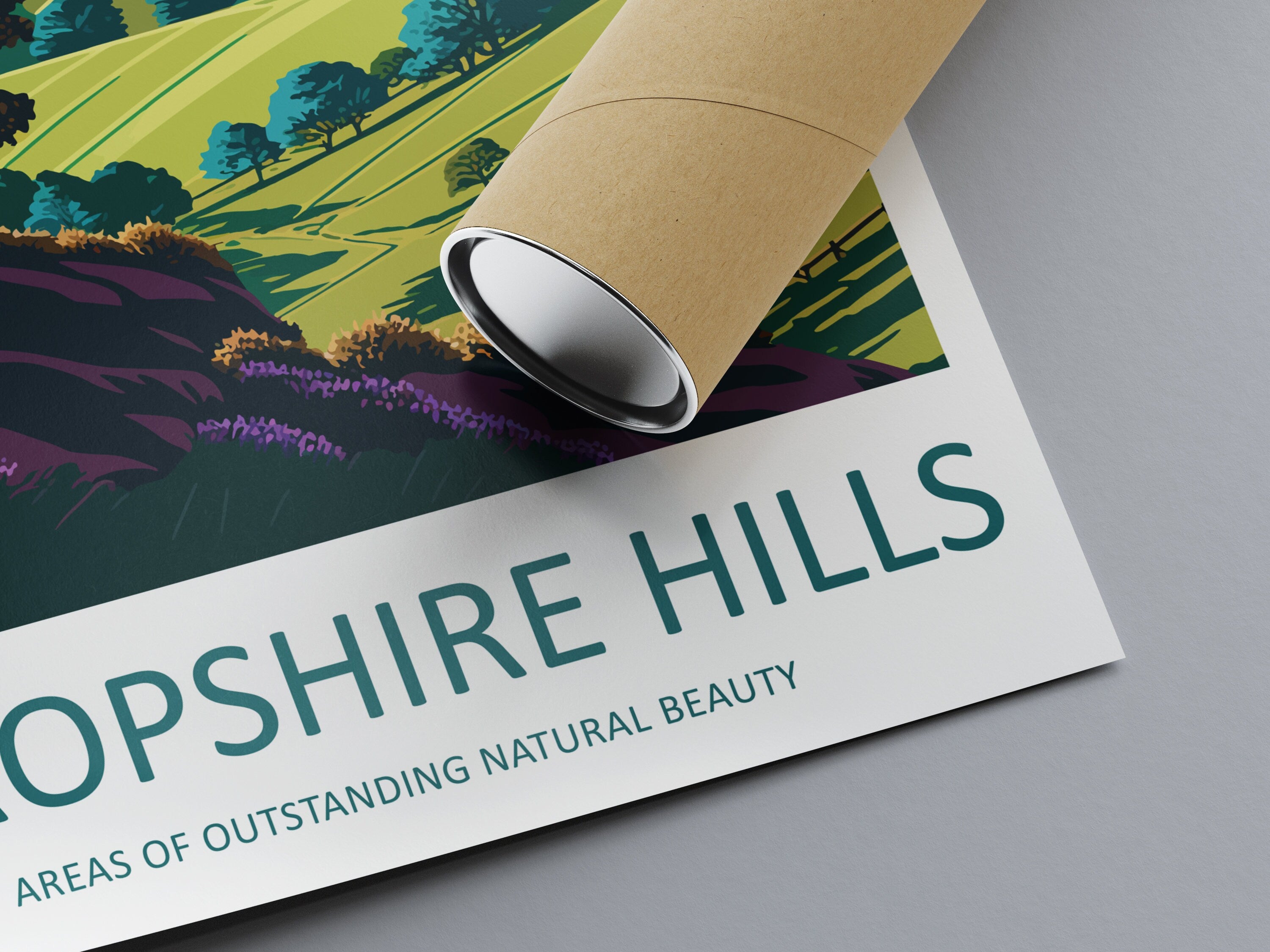 Shropshire Hills Travel Print