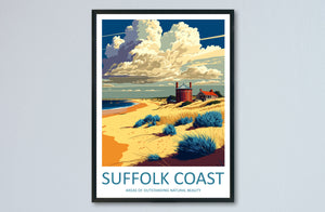 Suffolk Coast Travel Print