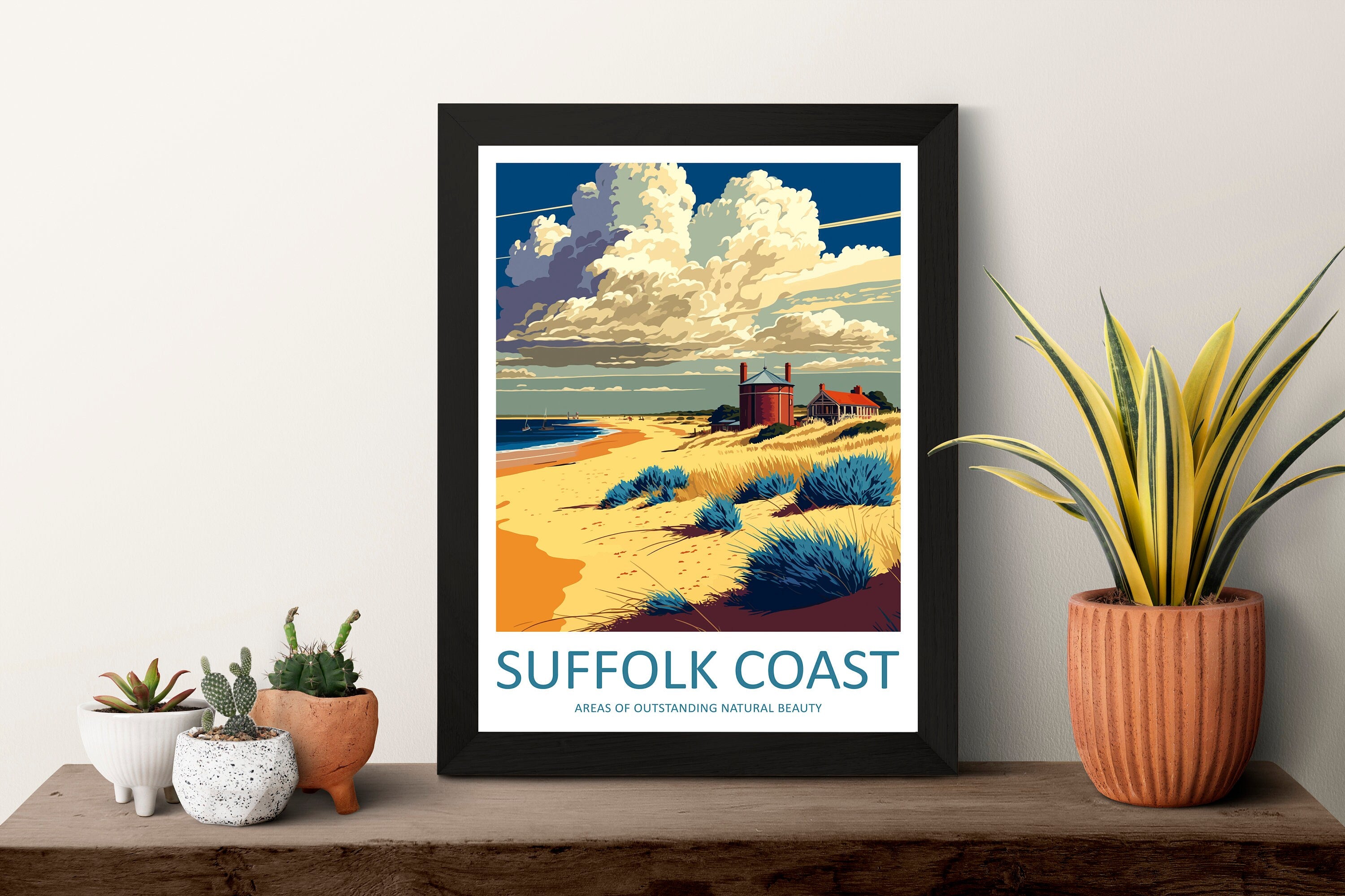 Suffolk Coast Travel Print