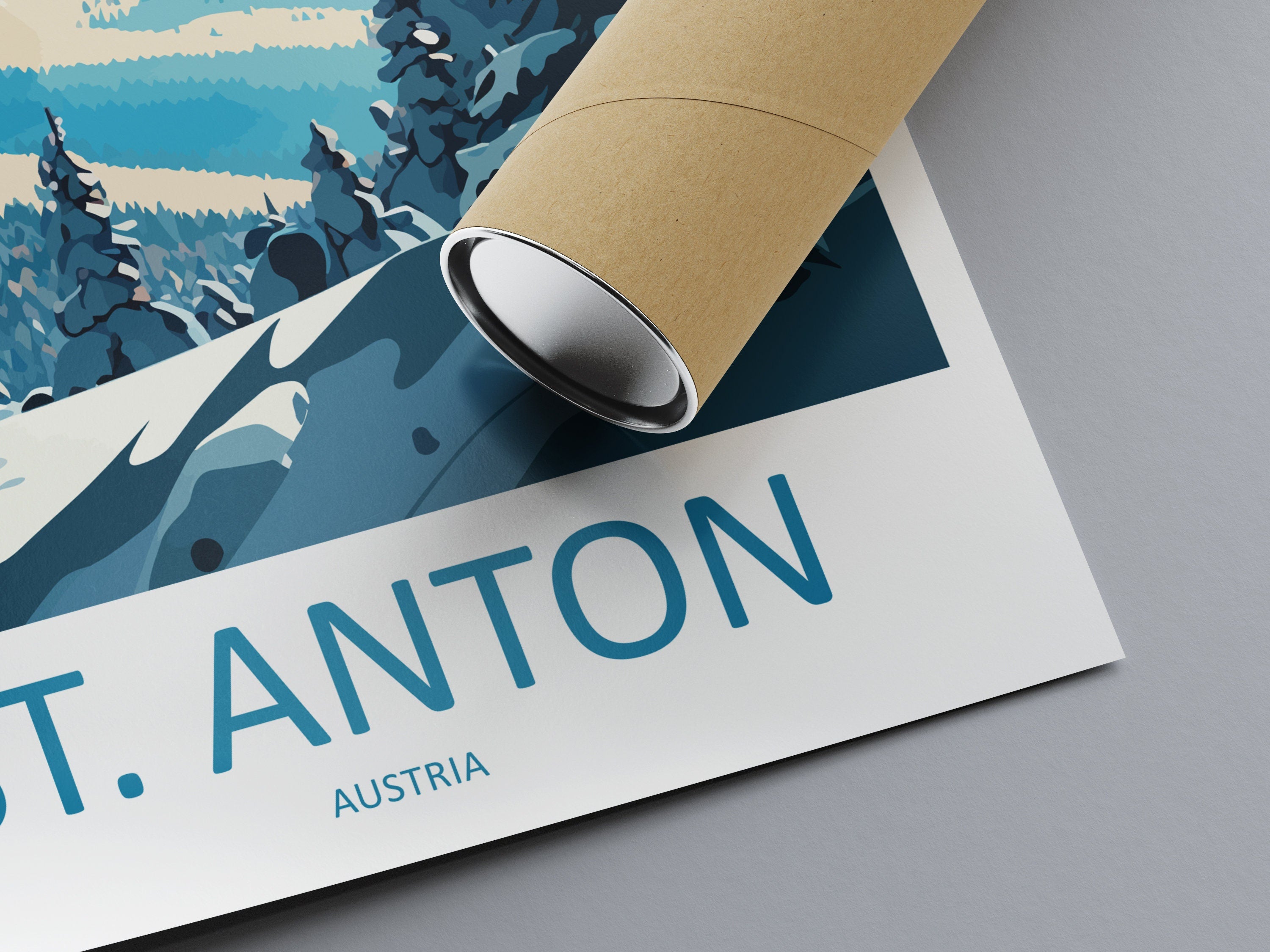 St. Anton Travel Print