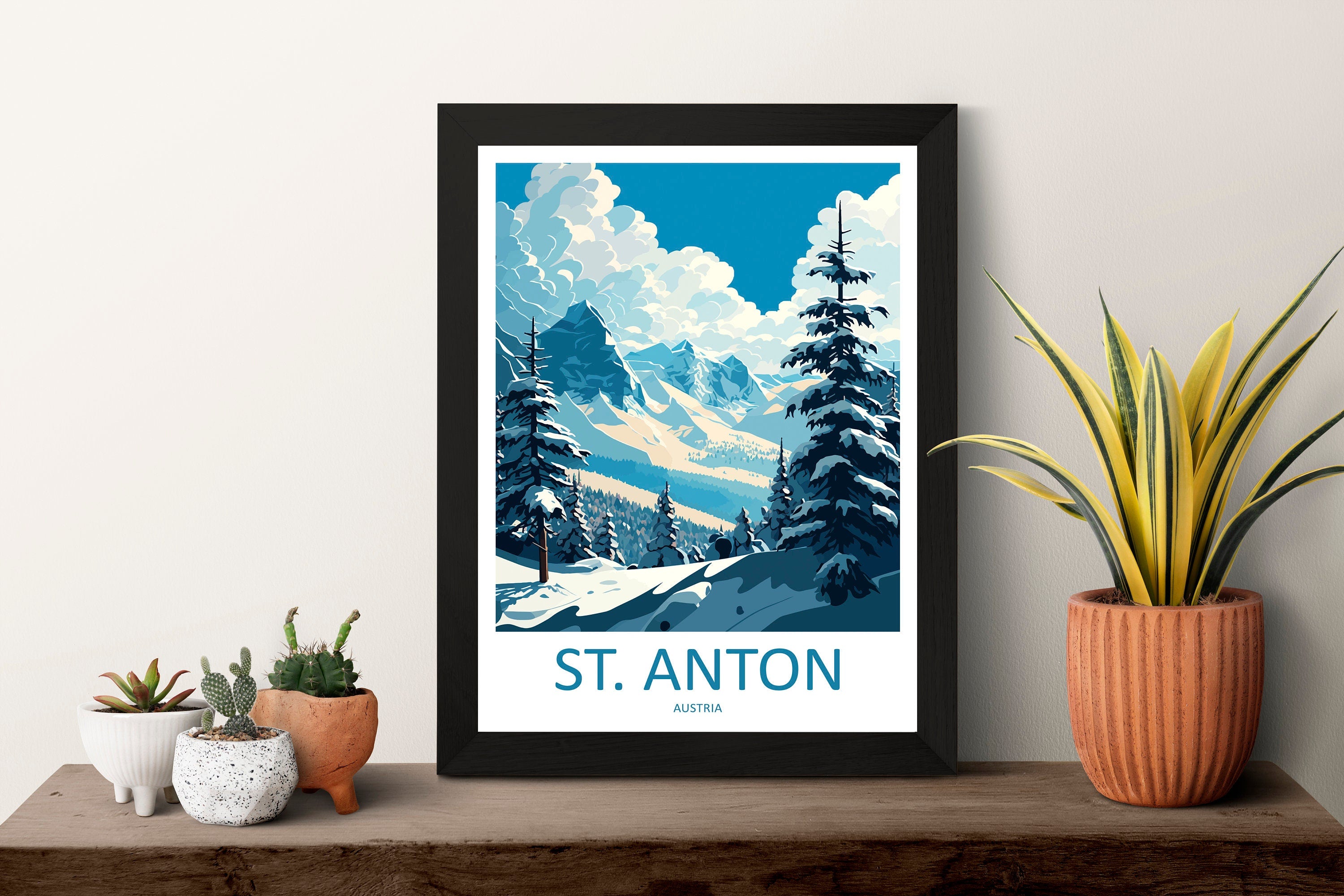 St. Anton Travel Print