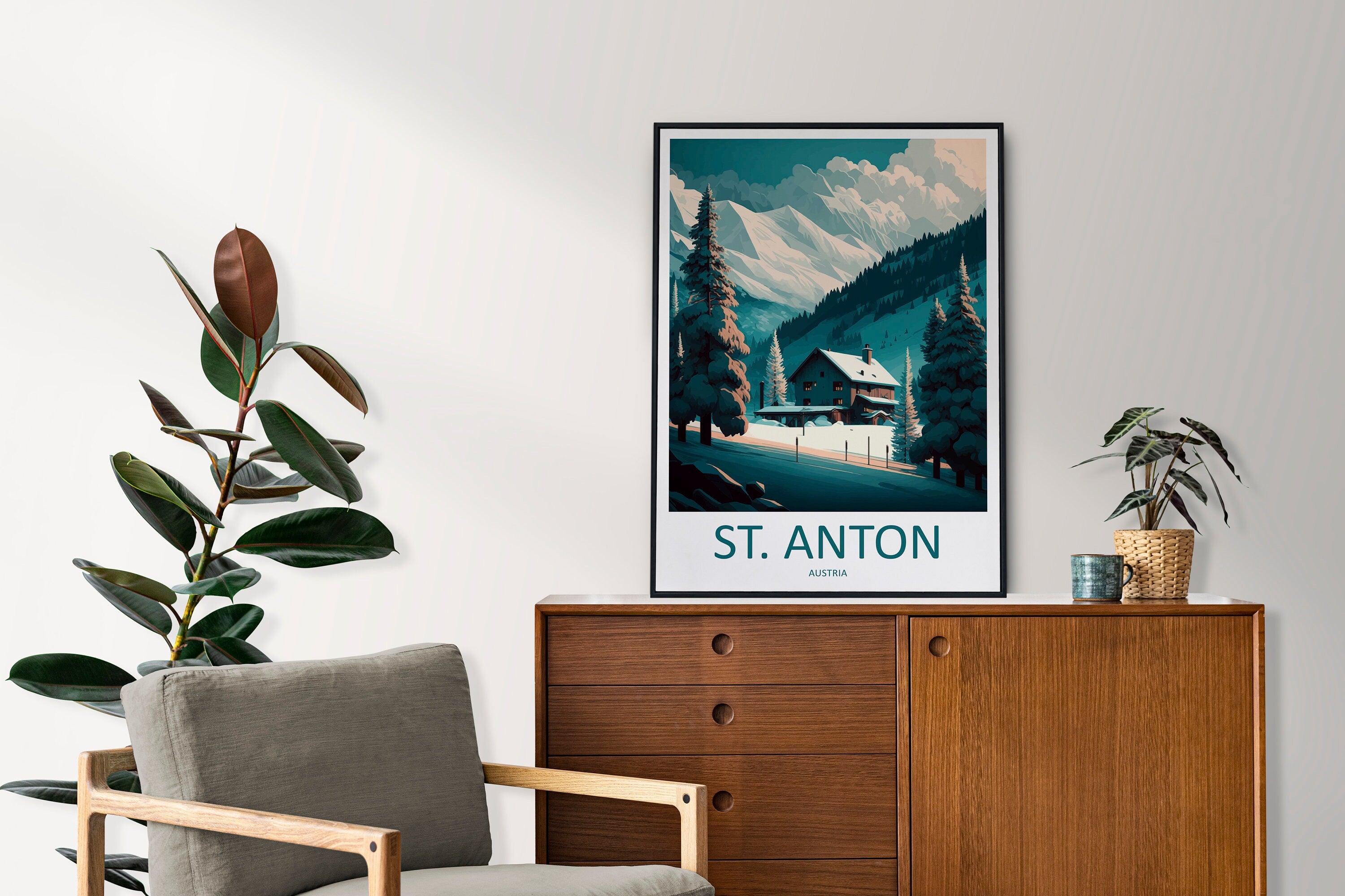 St. Anton Travel Print