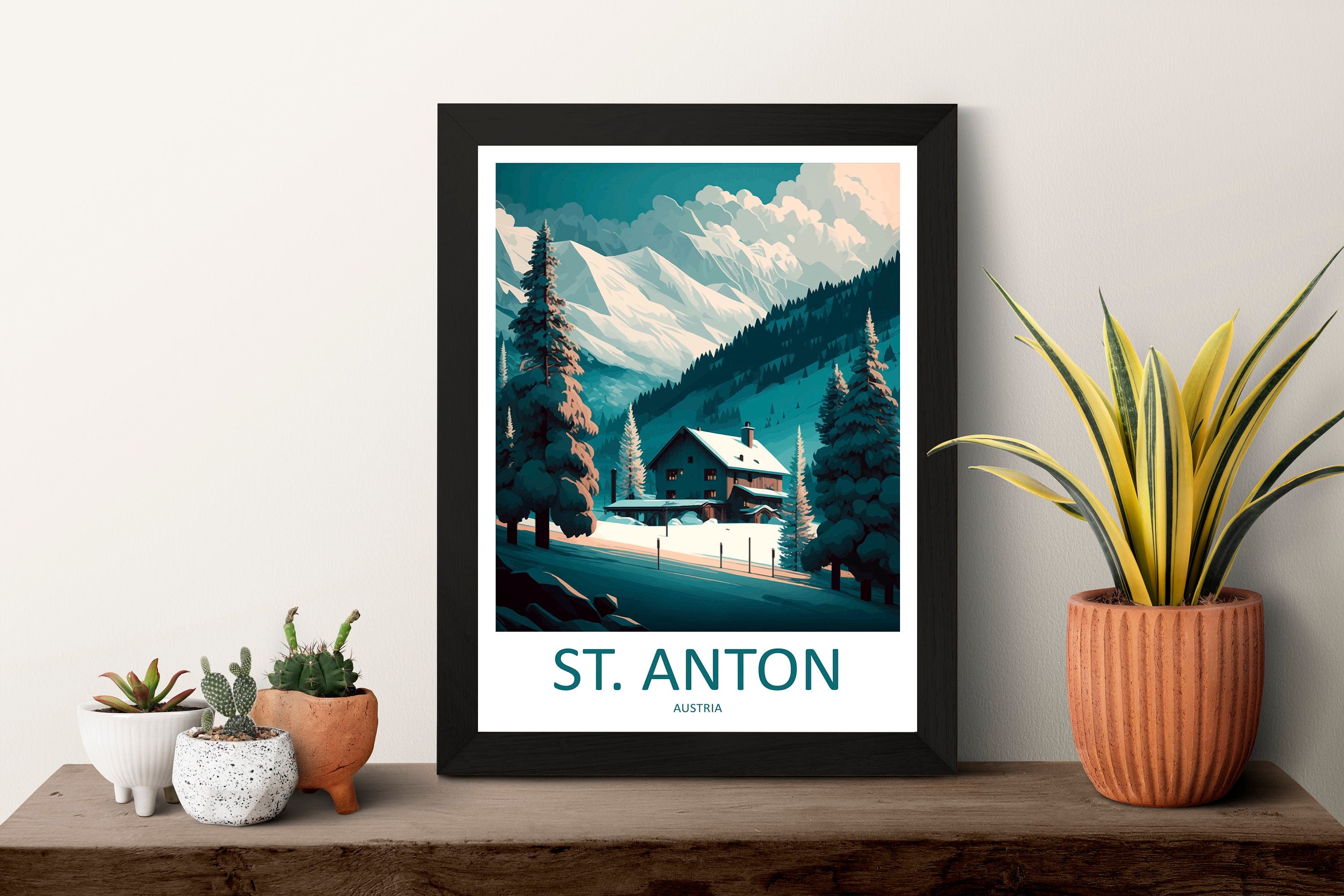 St. Anton Travel Print