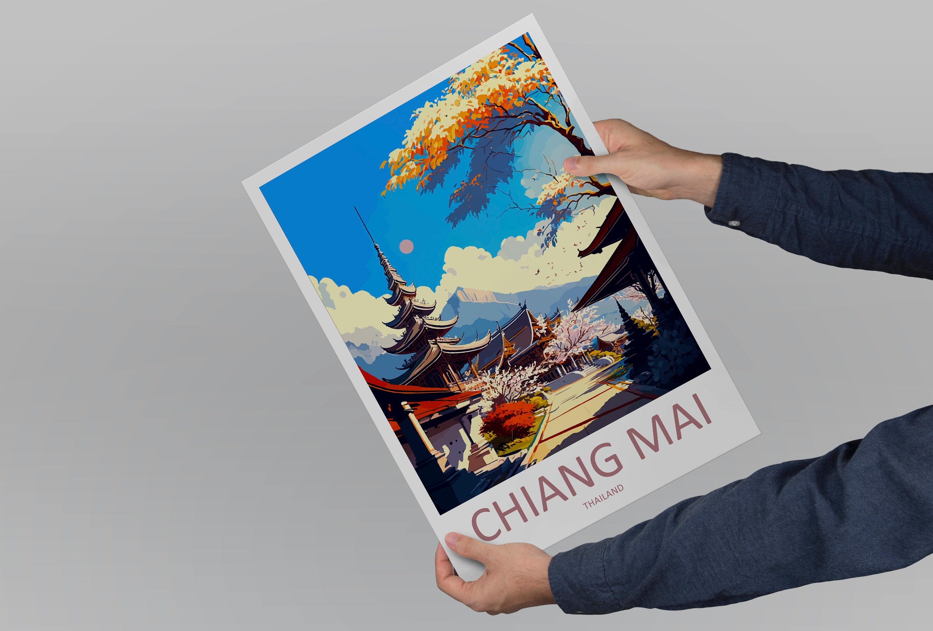 Chiang Mai Travel Print