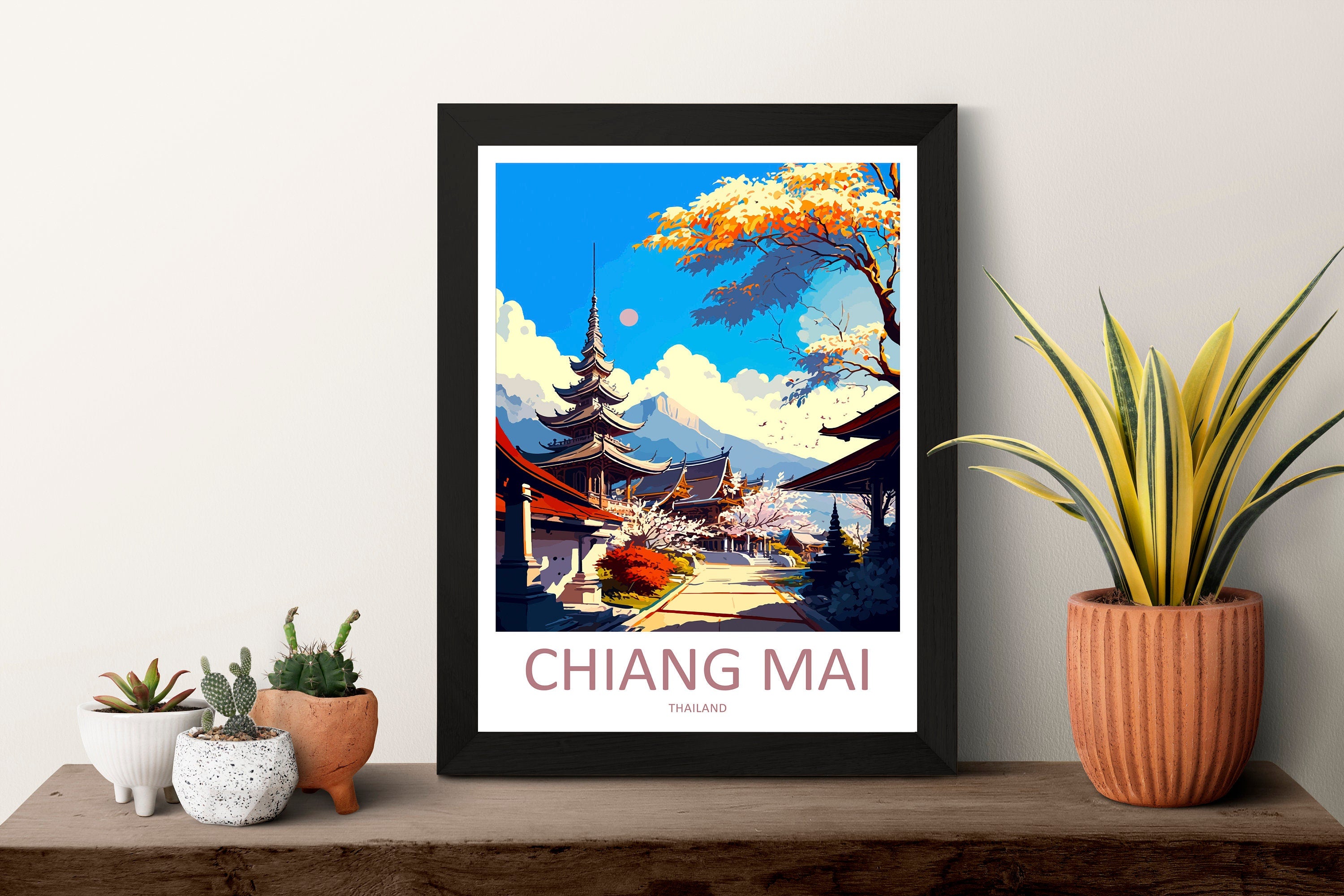 Chiang Mai Travel Print