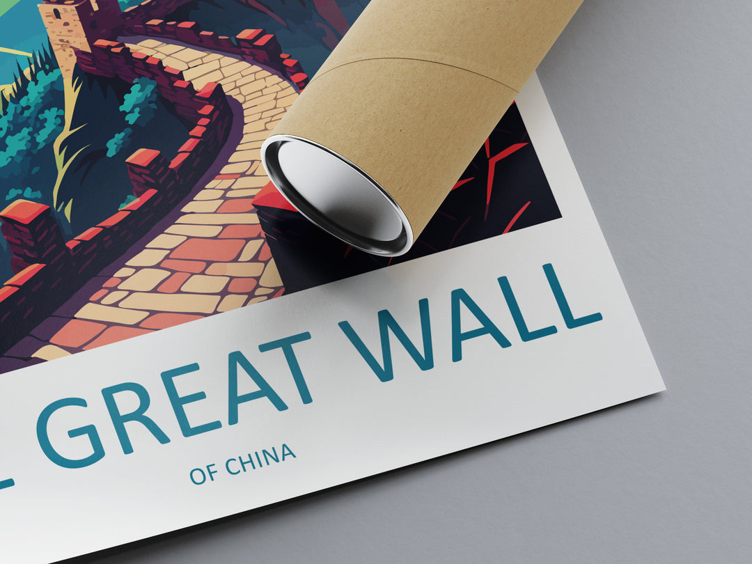Great Wall of China Travel Print Wall Art Great Wall Wall Hanging Home Décor Great Wall Gift Art Lovers Wall Art China Travel Print Gift