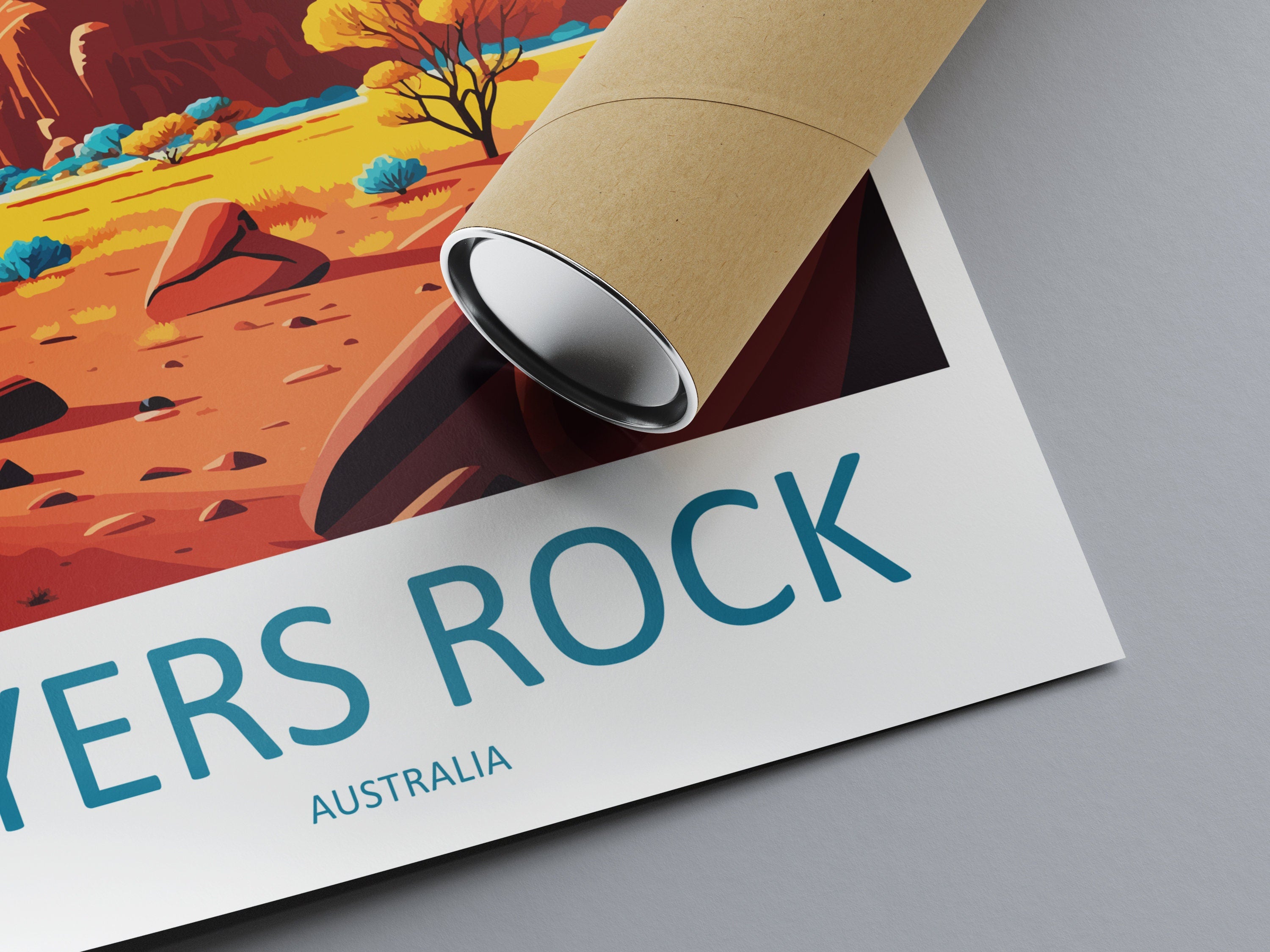 Ayers Rock Travel Print