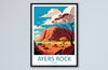 Ayers Rock Travel Print