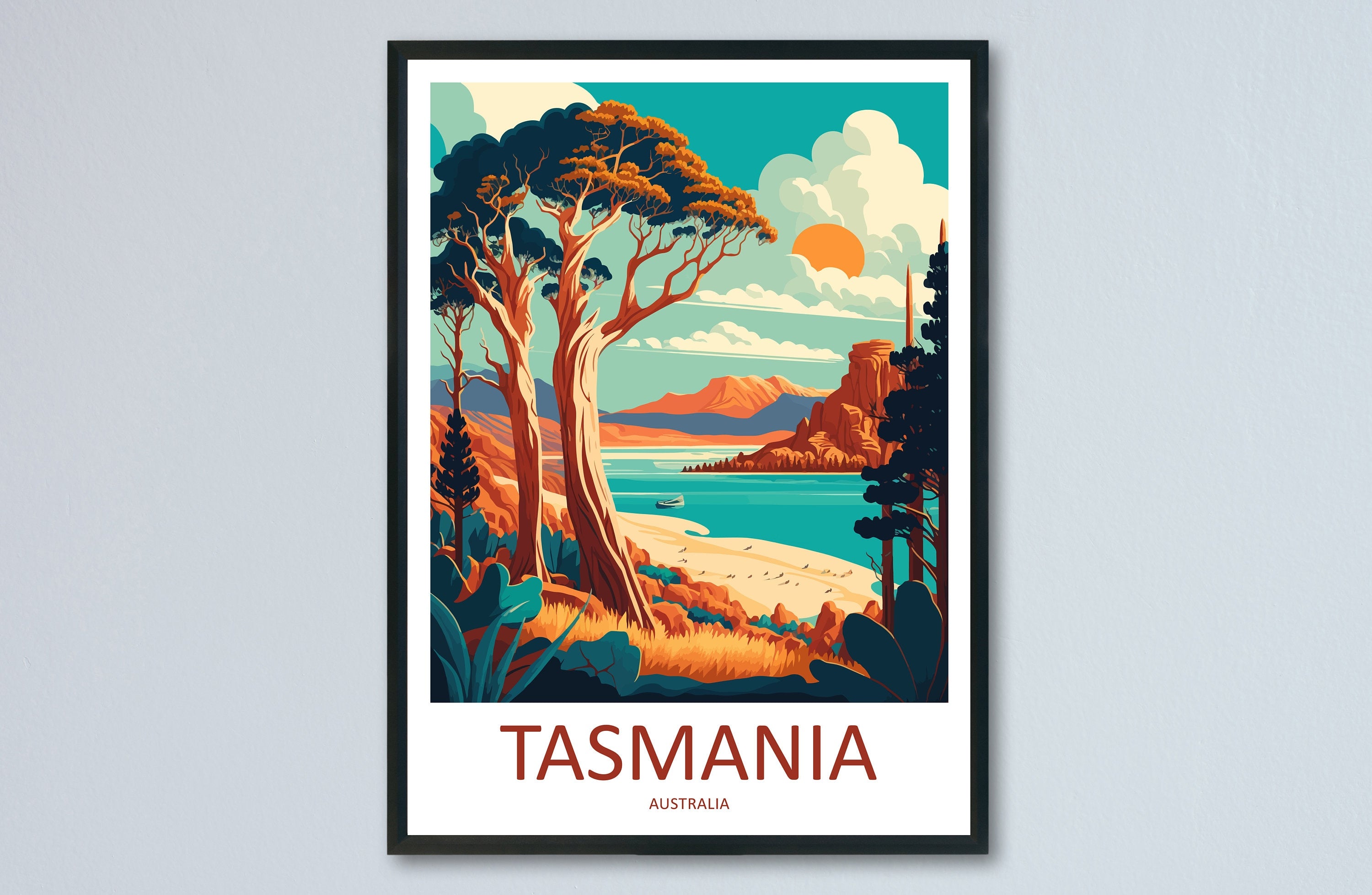 Tasmania Travel Print