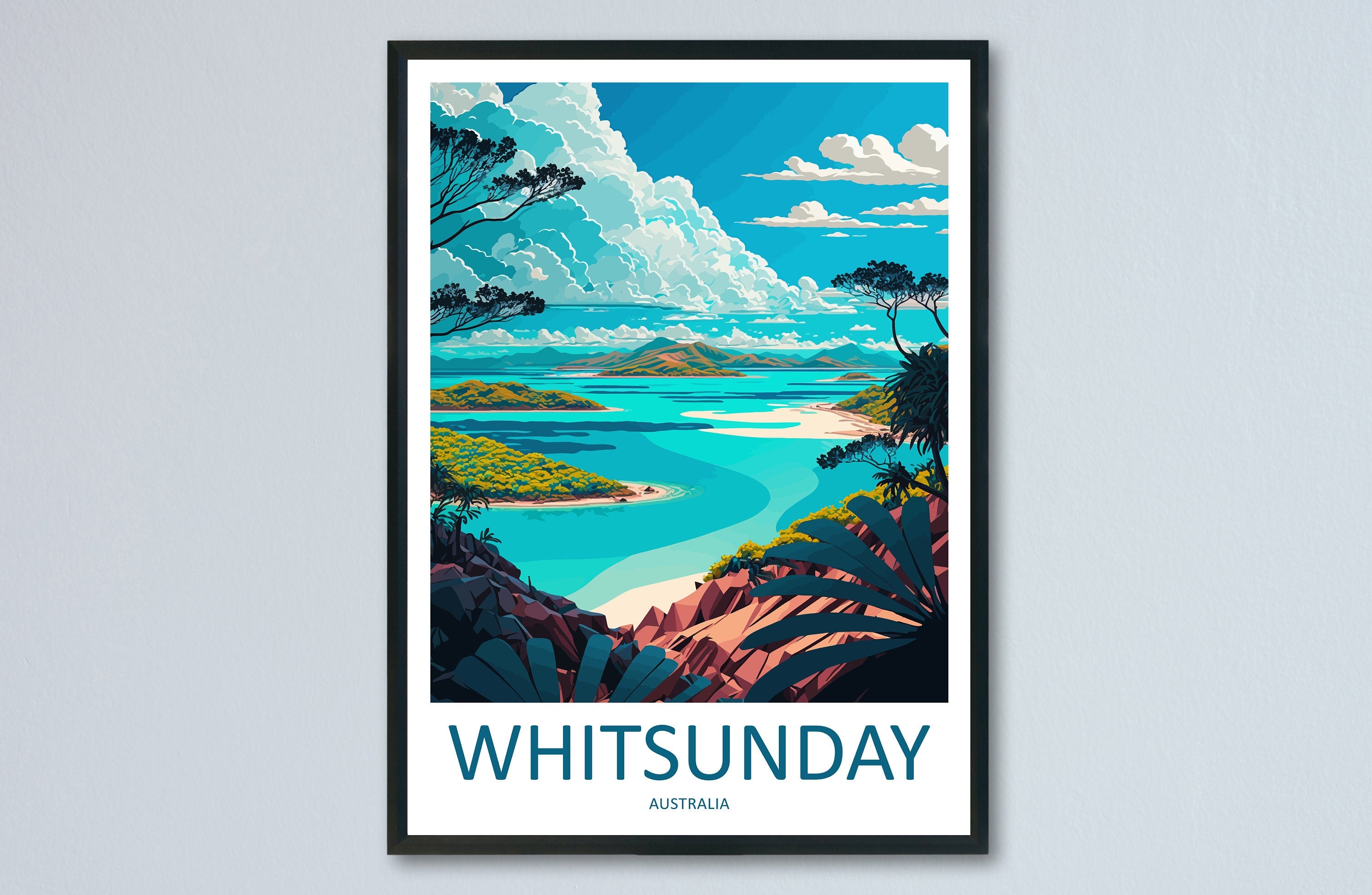 Whitsunday Travel Print