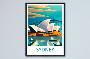 Sydney Opera House Travel Print