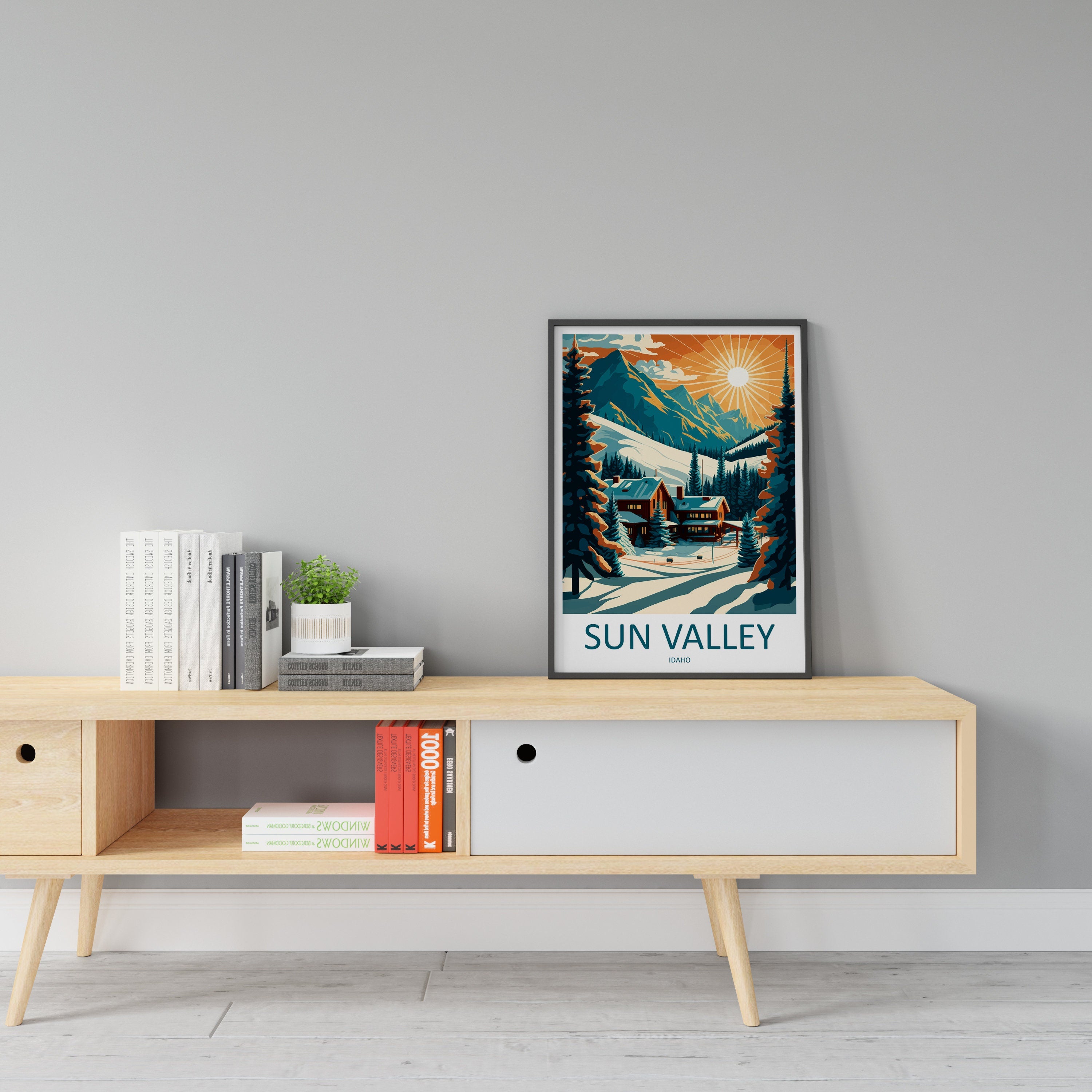 Sun Valley Travel Print