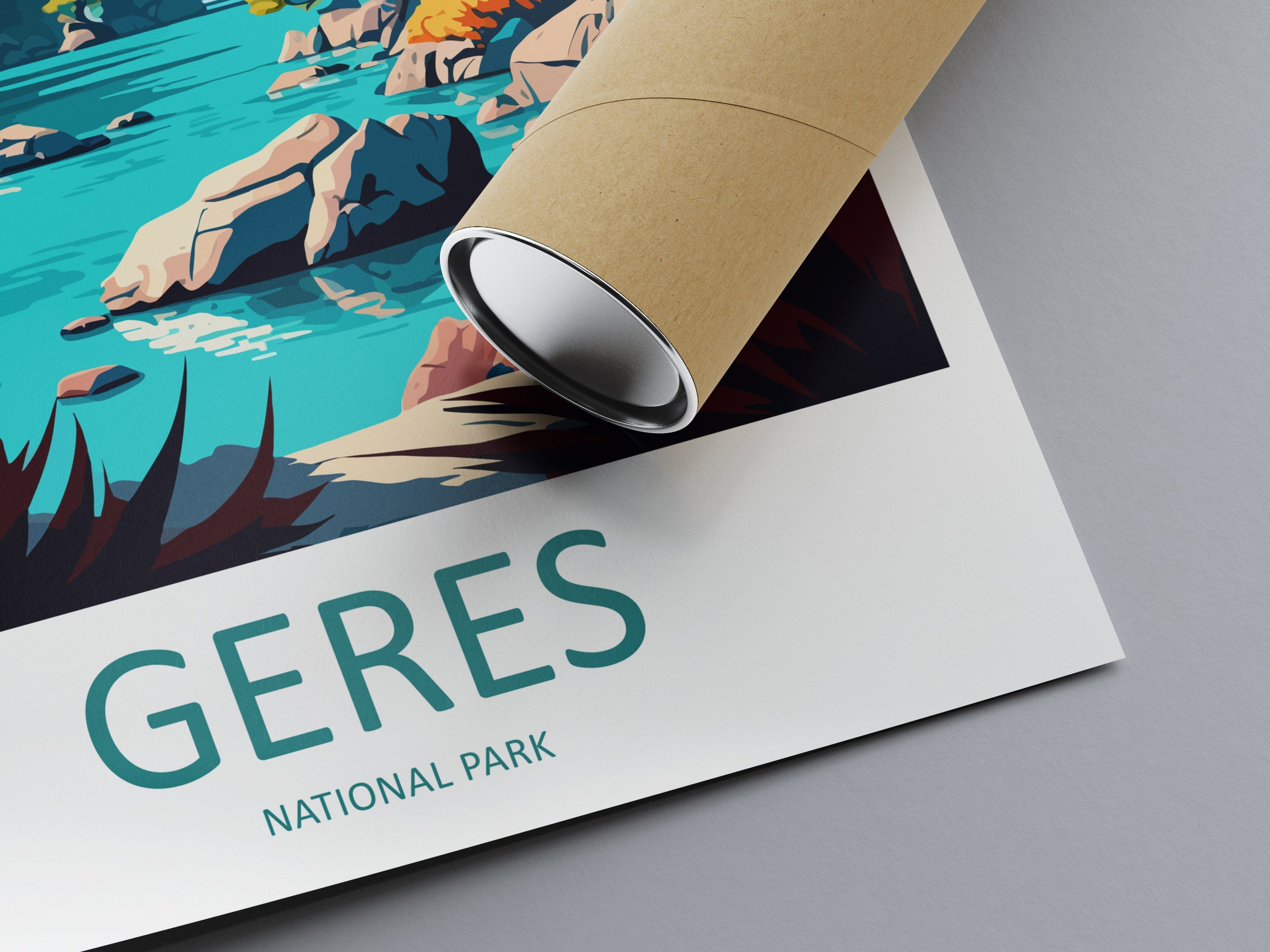 Geres National Park Travel Print