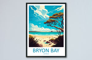 Bryon Bay Travel Print